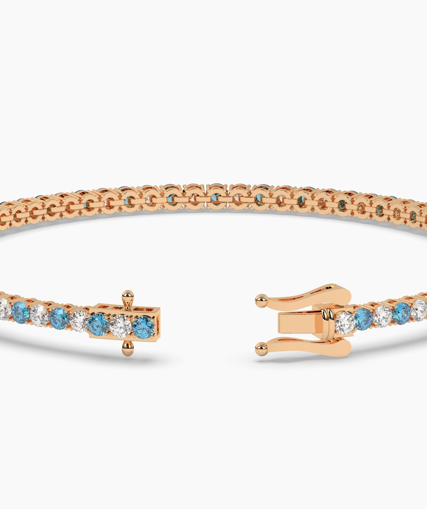 Isola Round Duo Colour Tennis Bracelet