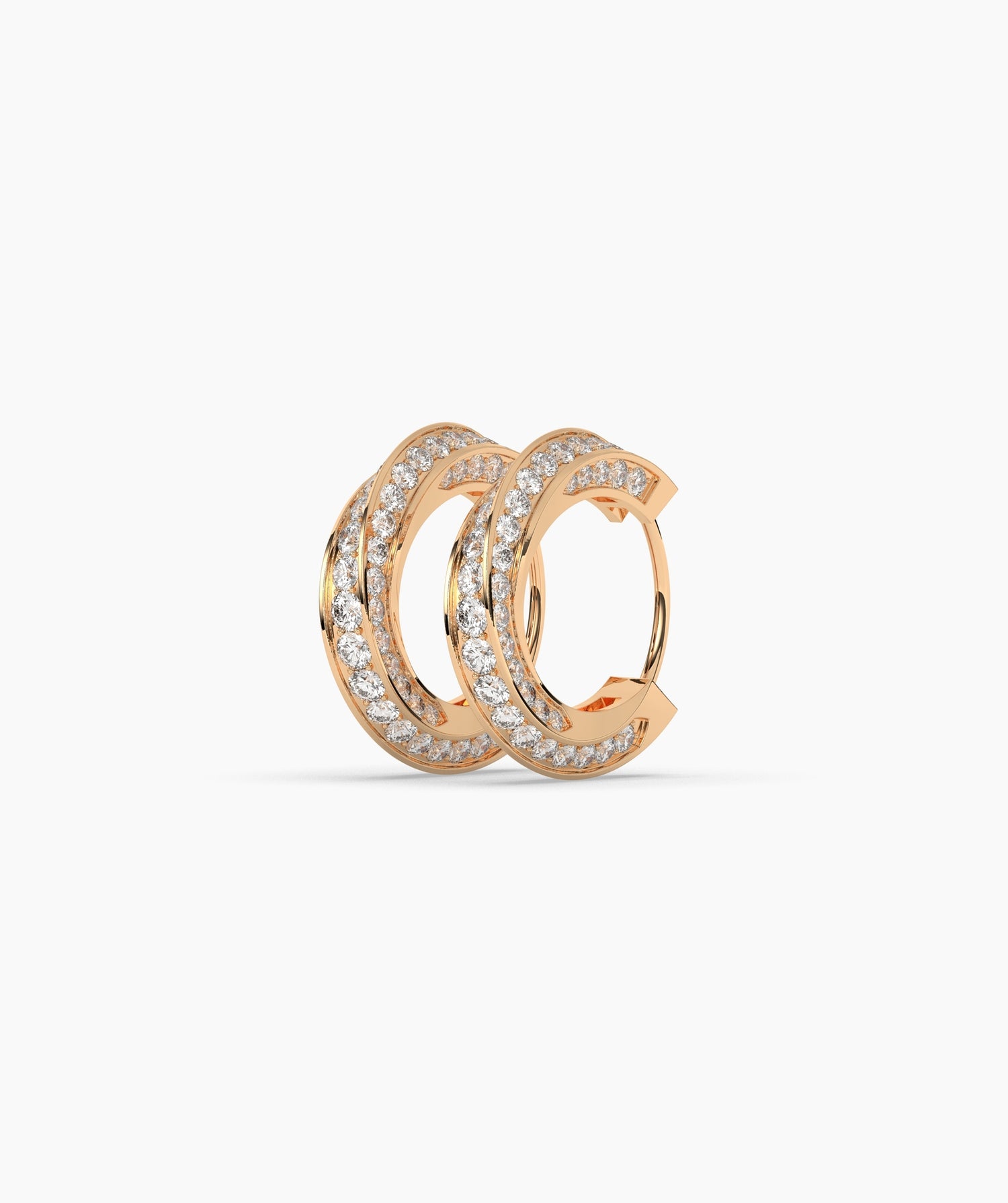 Melody Round Hoop Earring