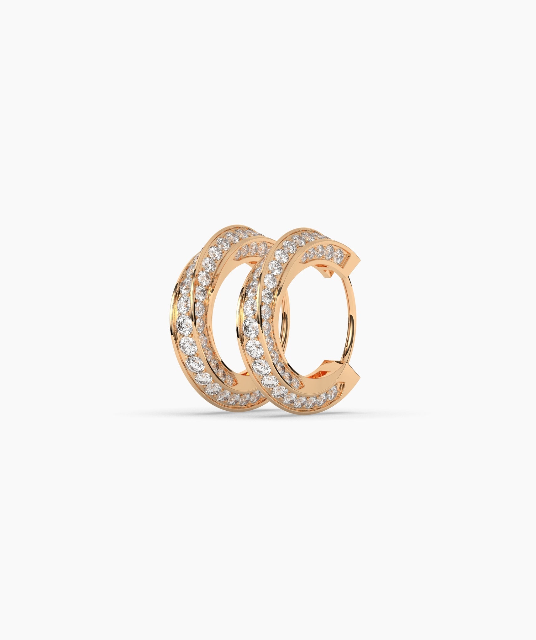 Melody Round Hoop Earring