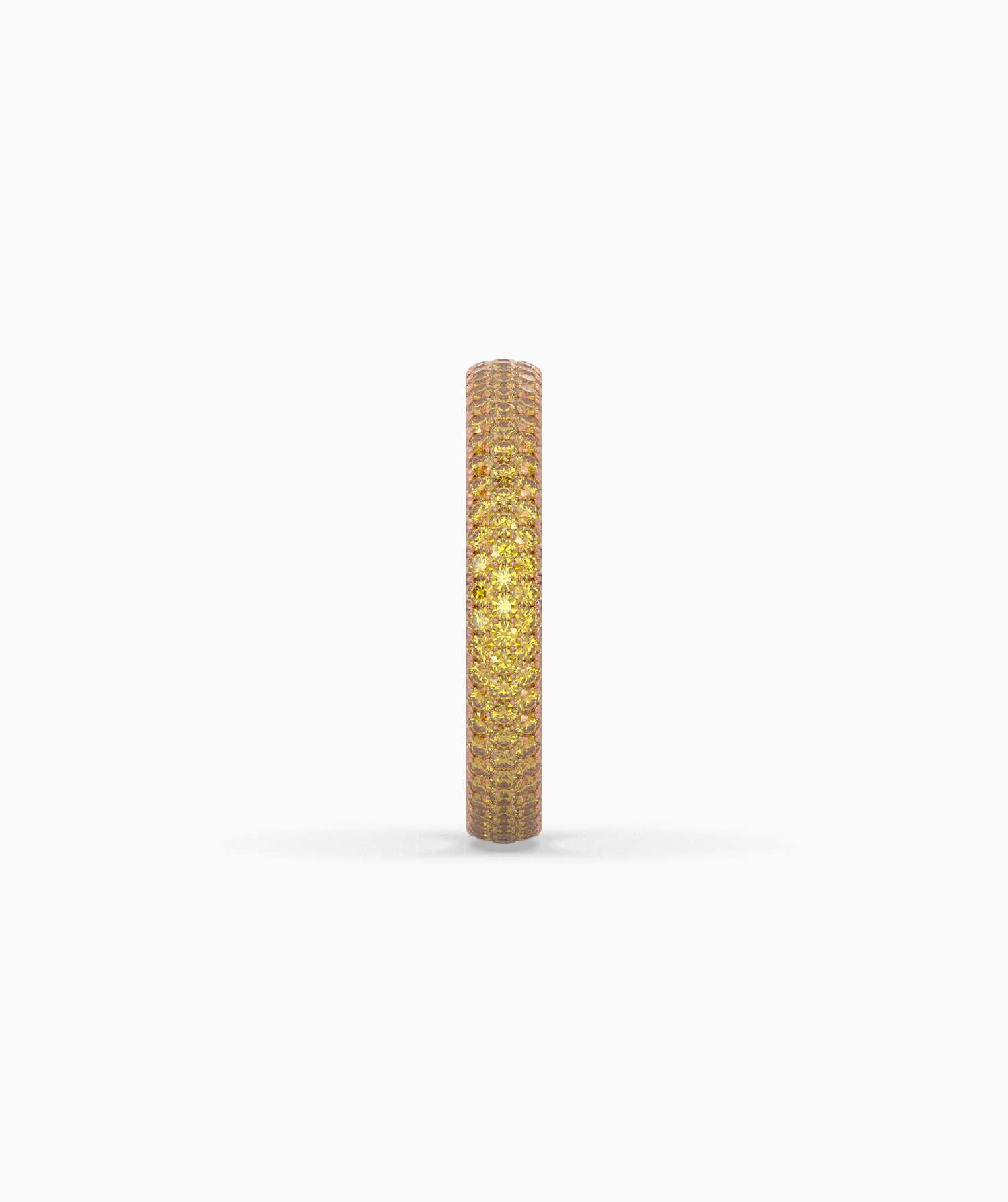 Ariane Yellow Round Eternity Ring