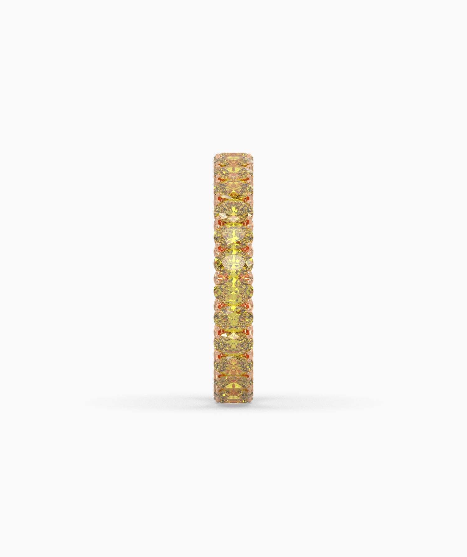 Nina Yellow Oval Eternity Ring