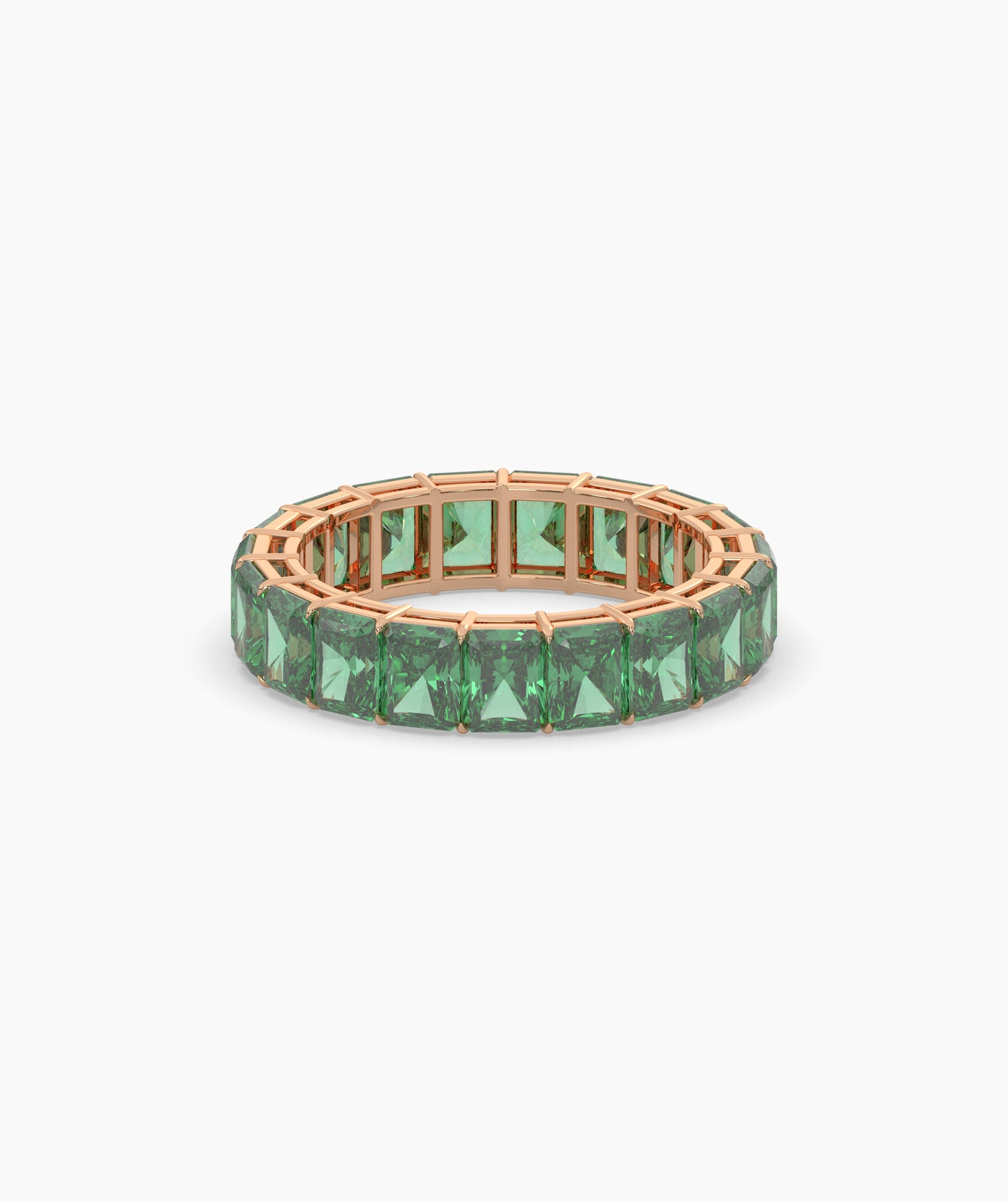 Amira Green Emerald Eternity Ring