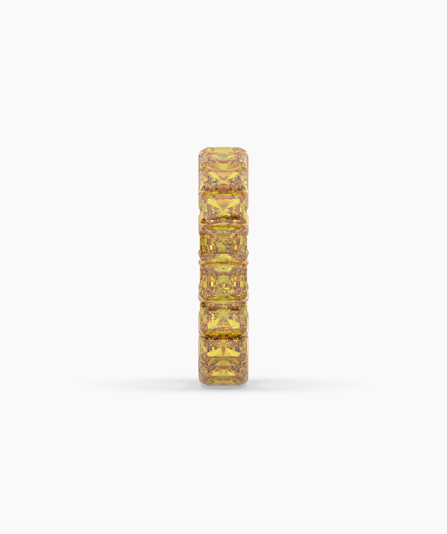 Selene Yellow Emerald Eternity Ring