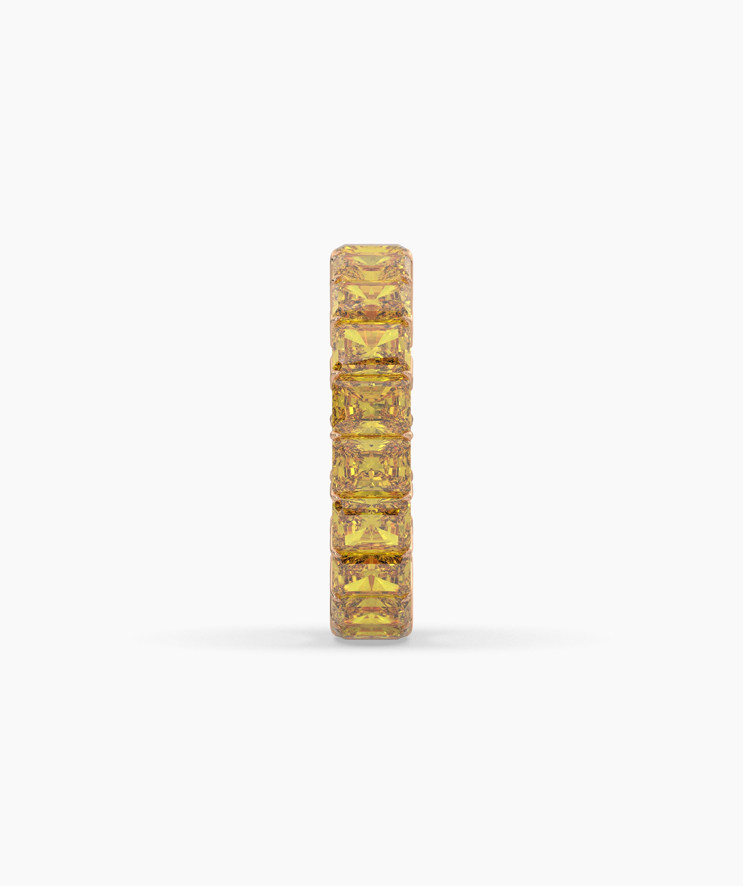 Selene Yellow Emerald Eternity Ring
