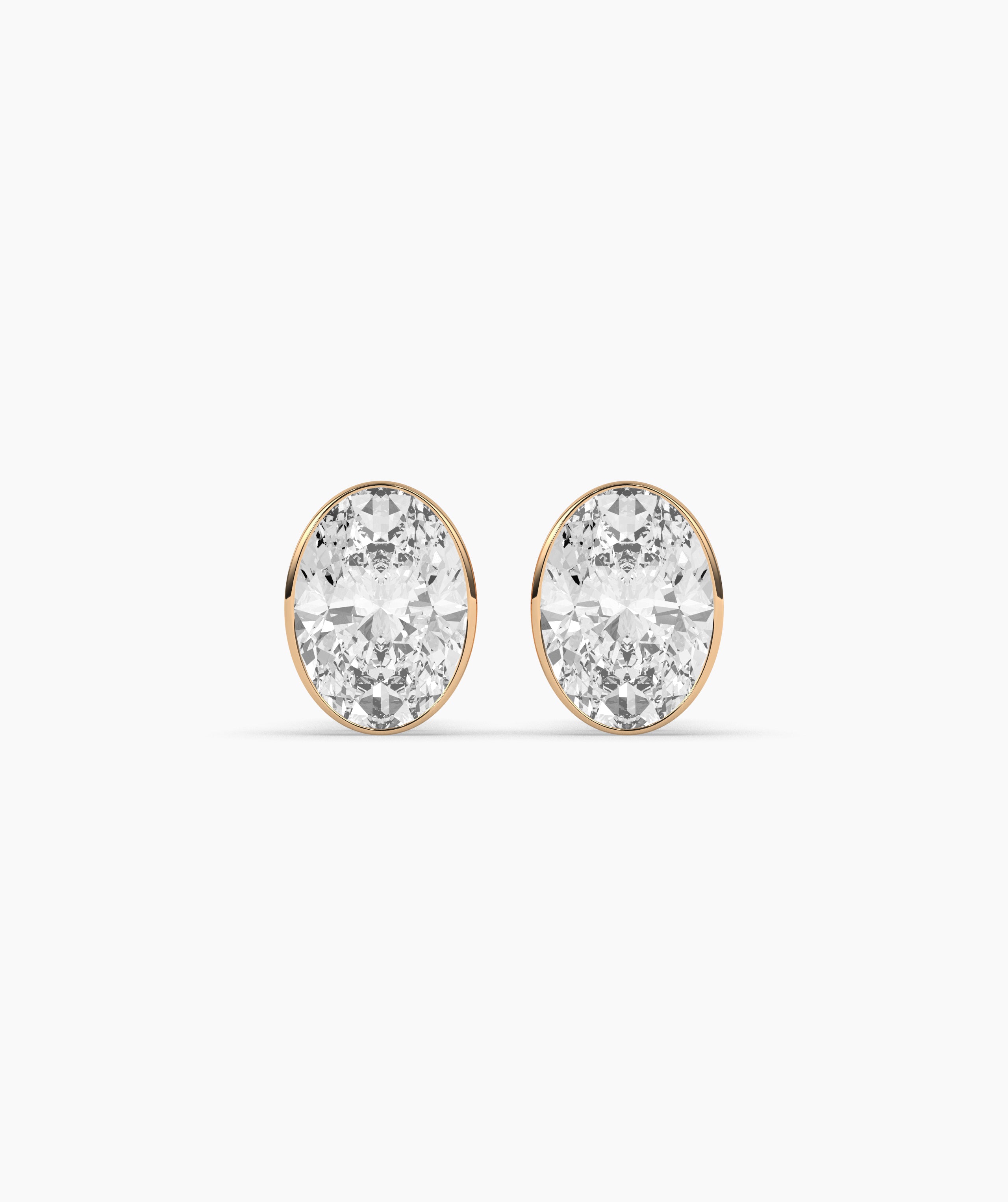 Monique Oval Stud Earring