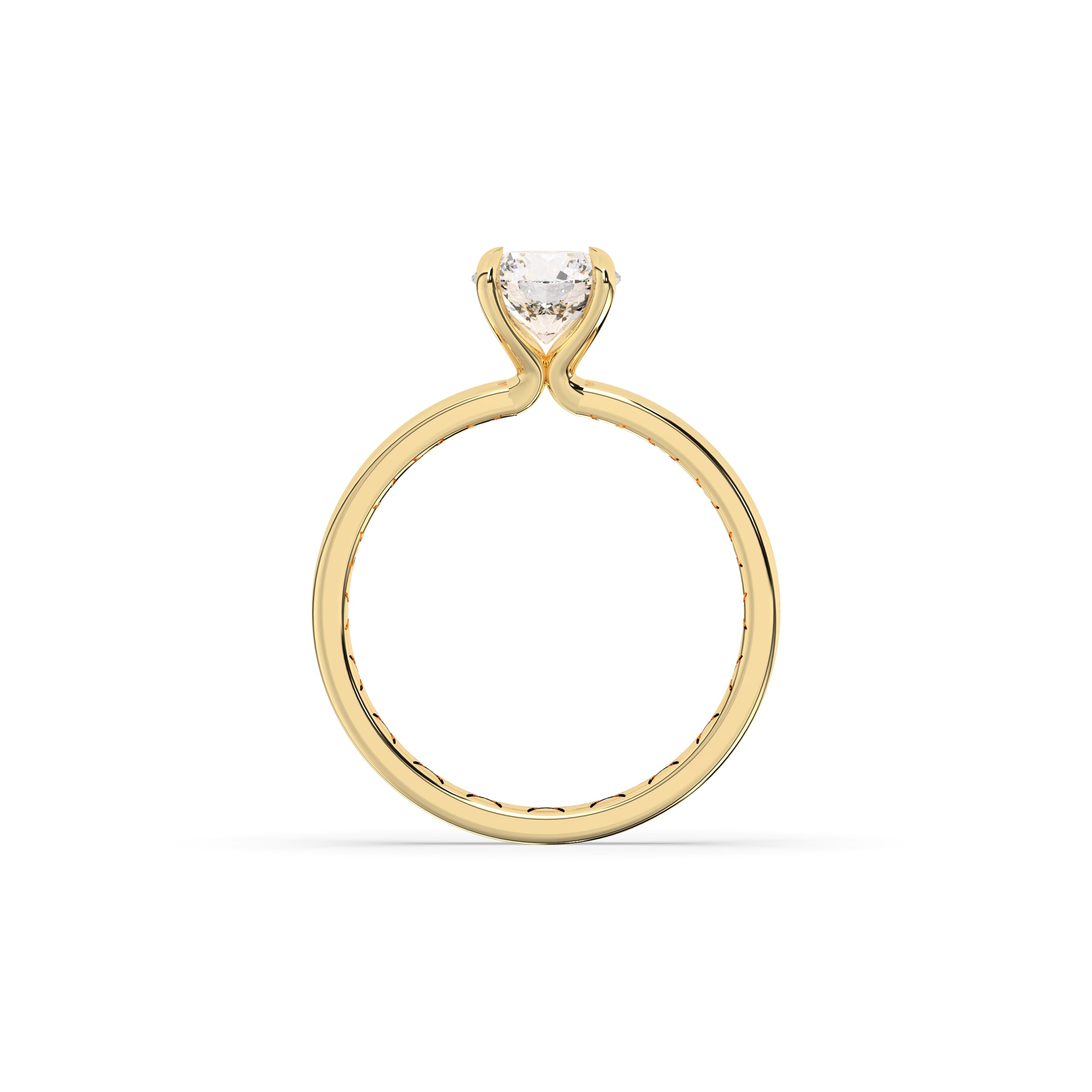 Isabell Round Solitaire Ring