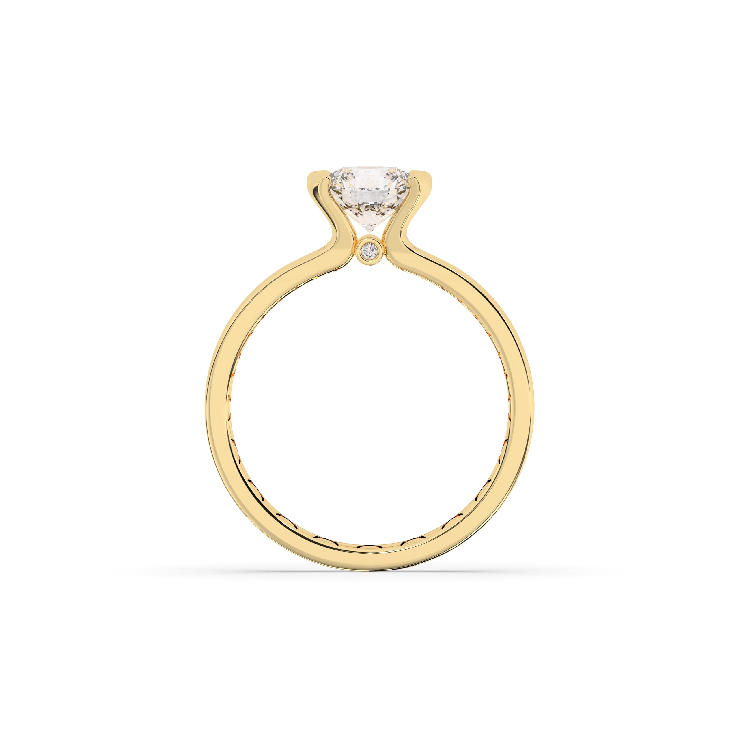 Liana Round Solitaire Ring