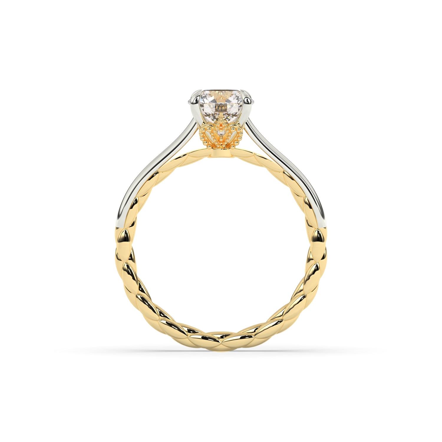 Amalia Round Solitaire Ring