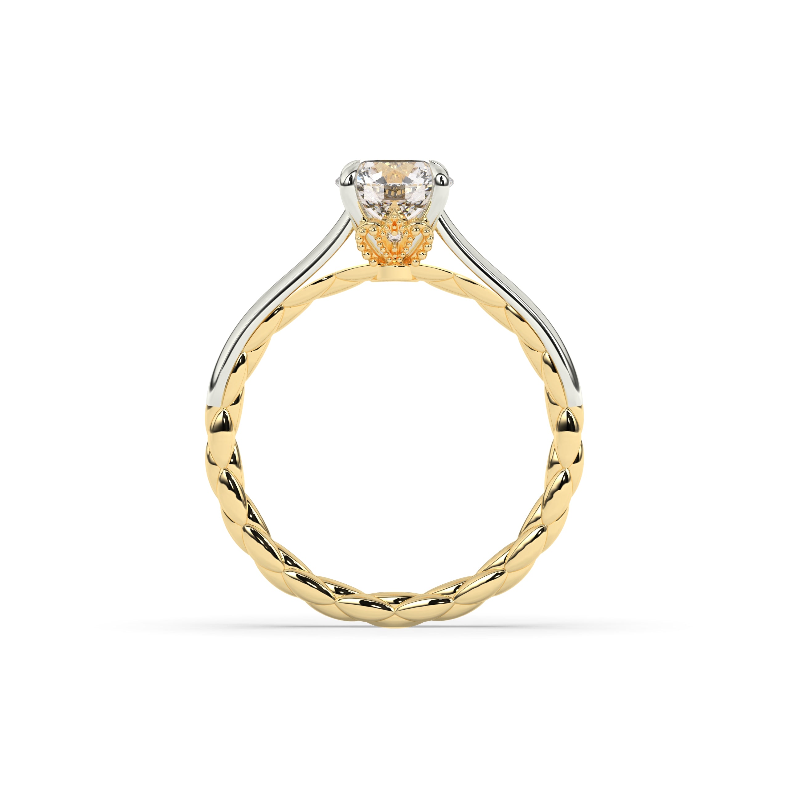 Amalia Round Solitaire Ring