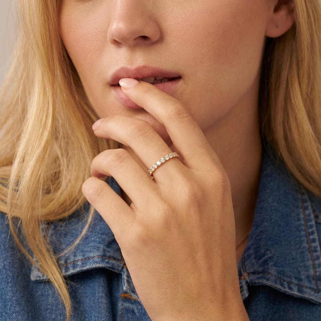 Aurora Runder Eternity Ring
