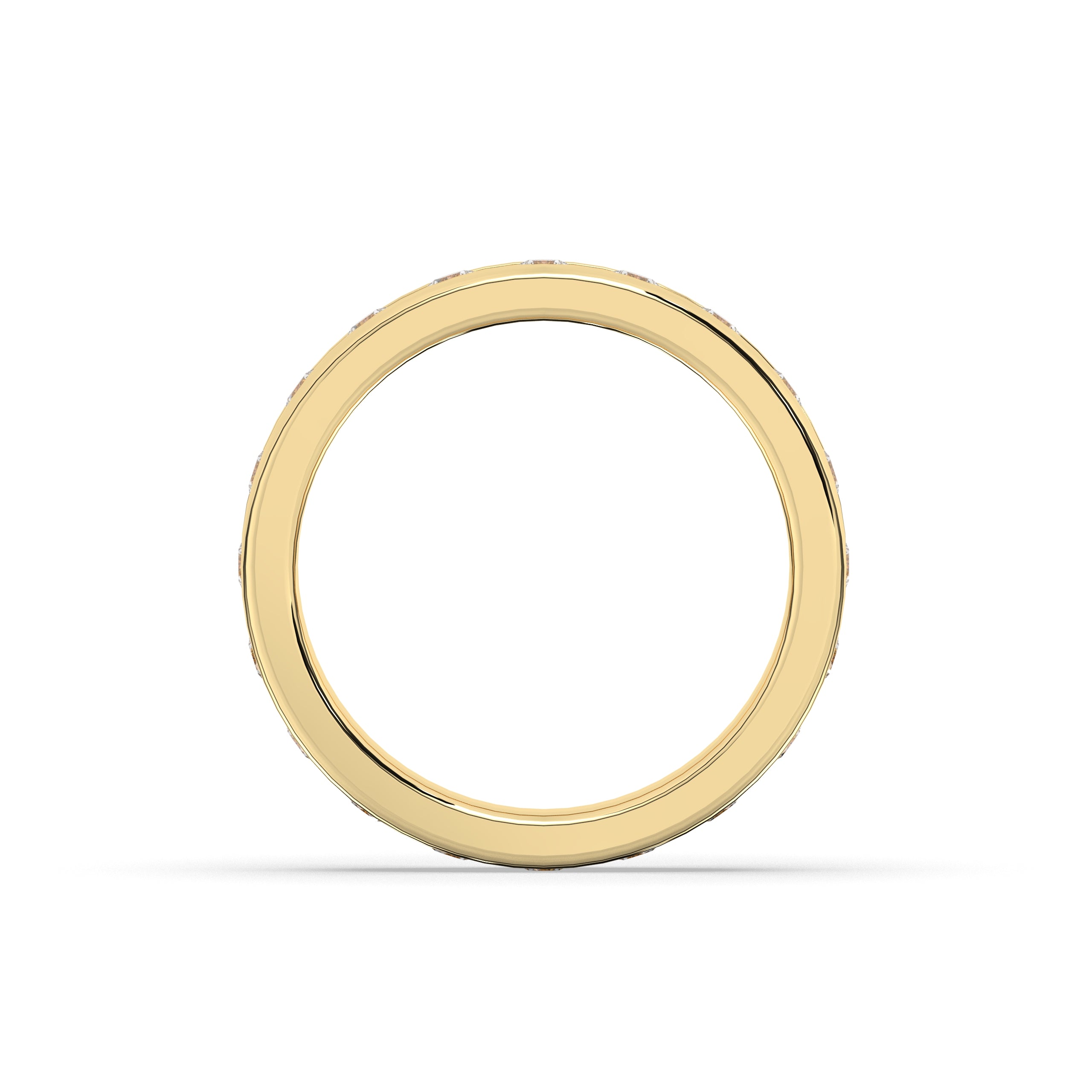 Elodie Round Baquette Eternity Ring
