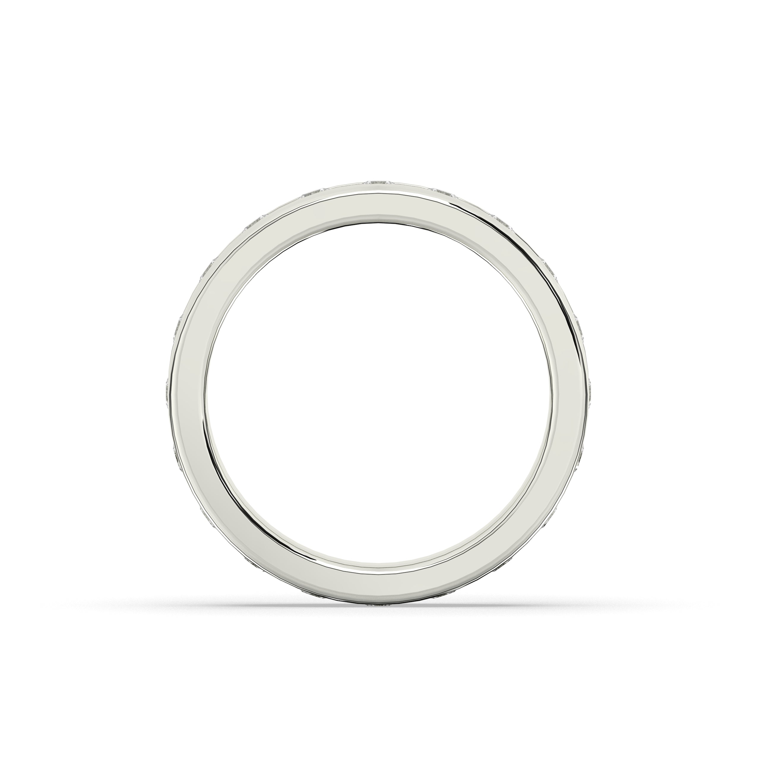 Elodie Round Baquette Eternity Ring