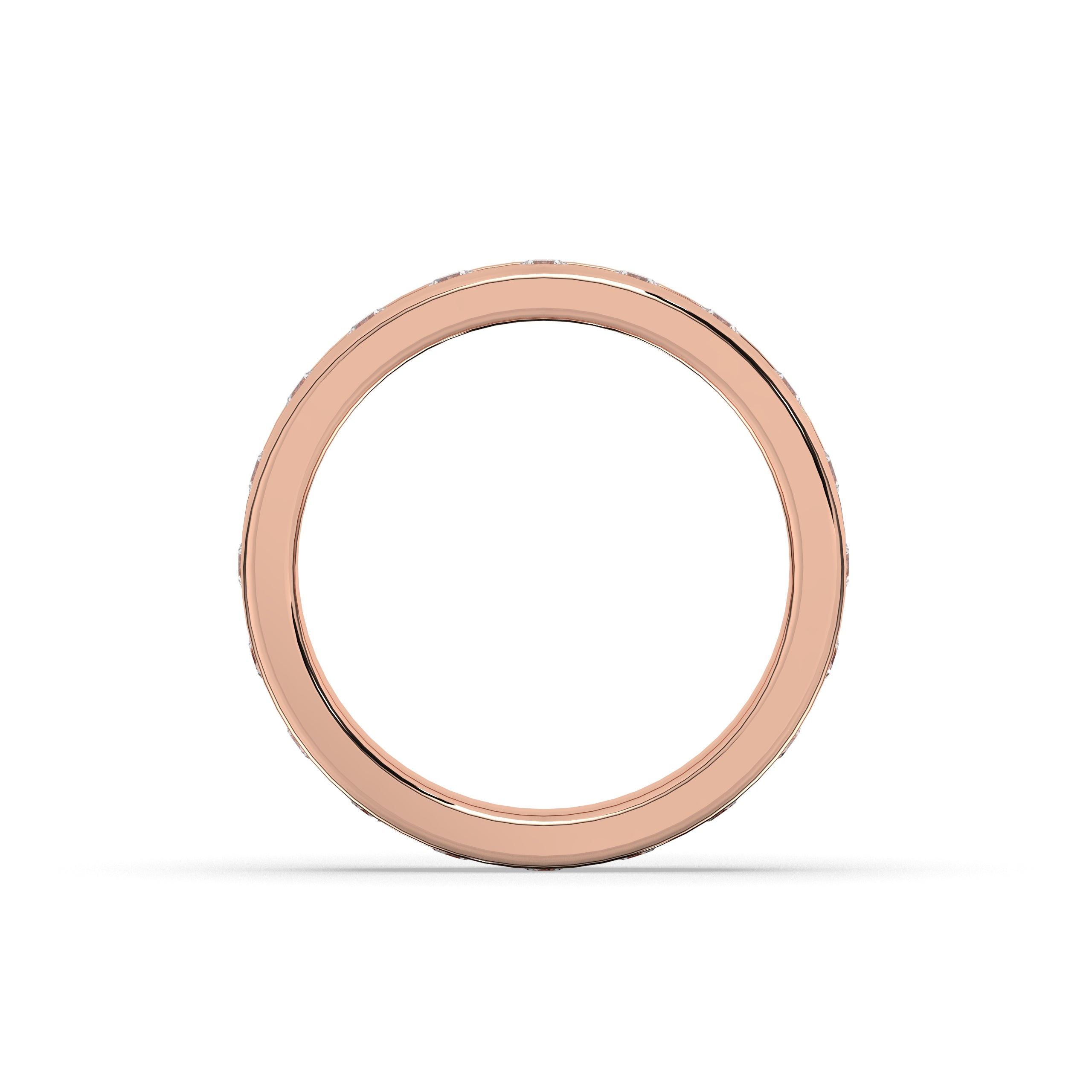 Elodie Round Baquette Eternity Ring