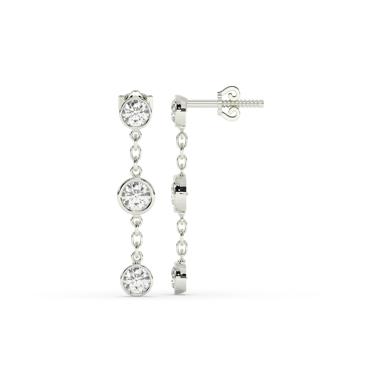 Serena Round Drop Earring