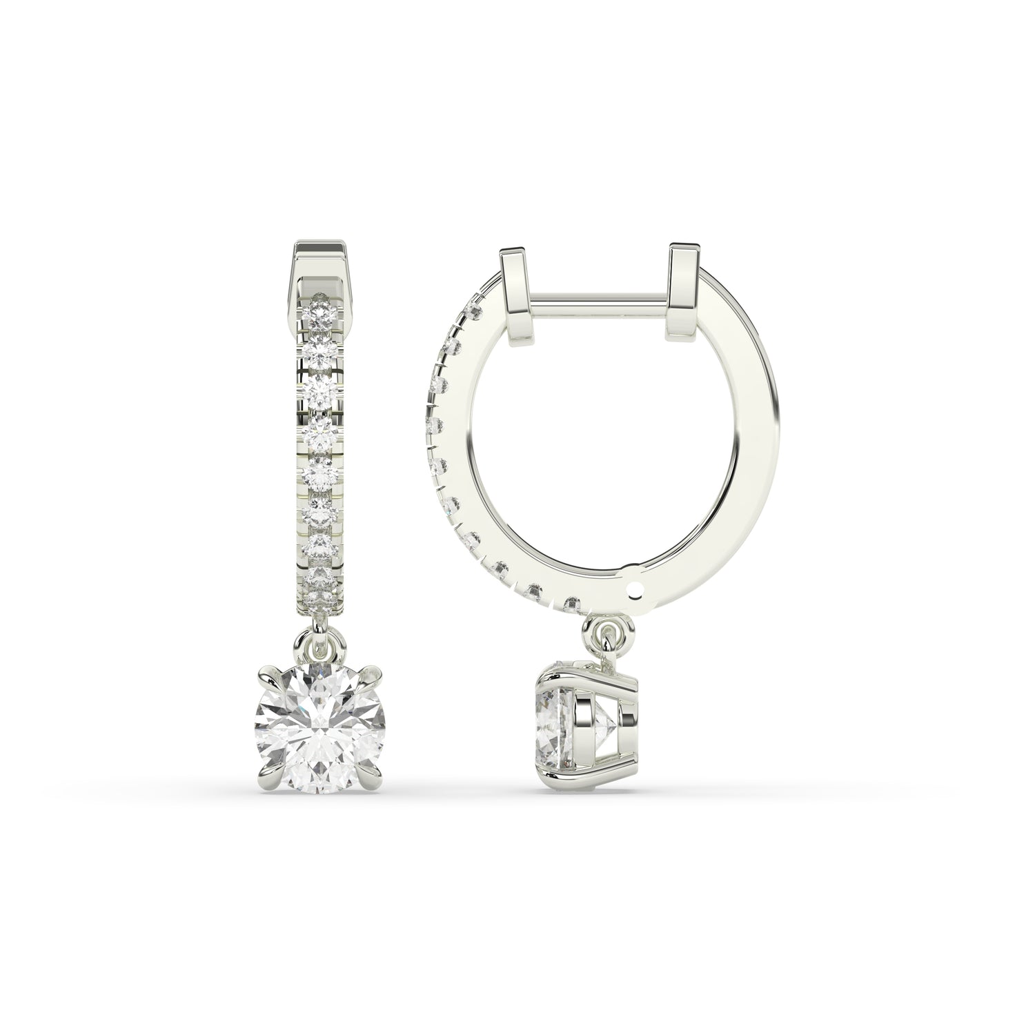 Amara Round Hoop-Drop Earring