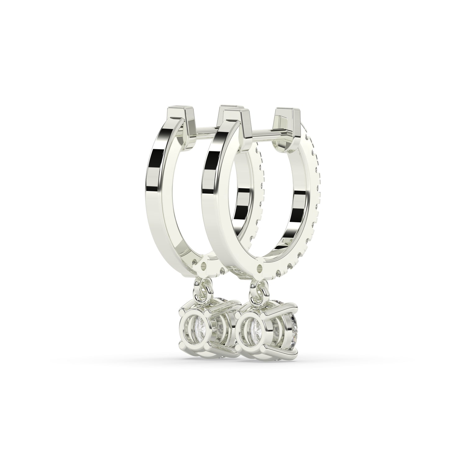 Amara Round Hoop-Drop Earring