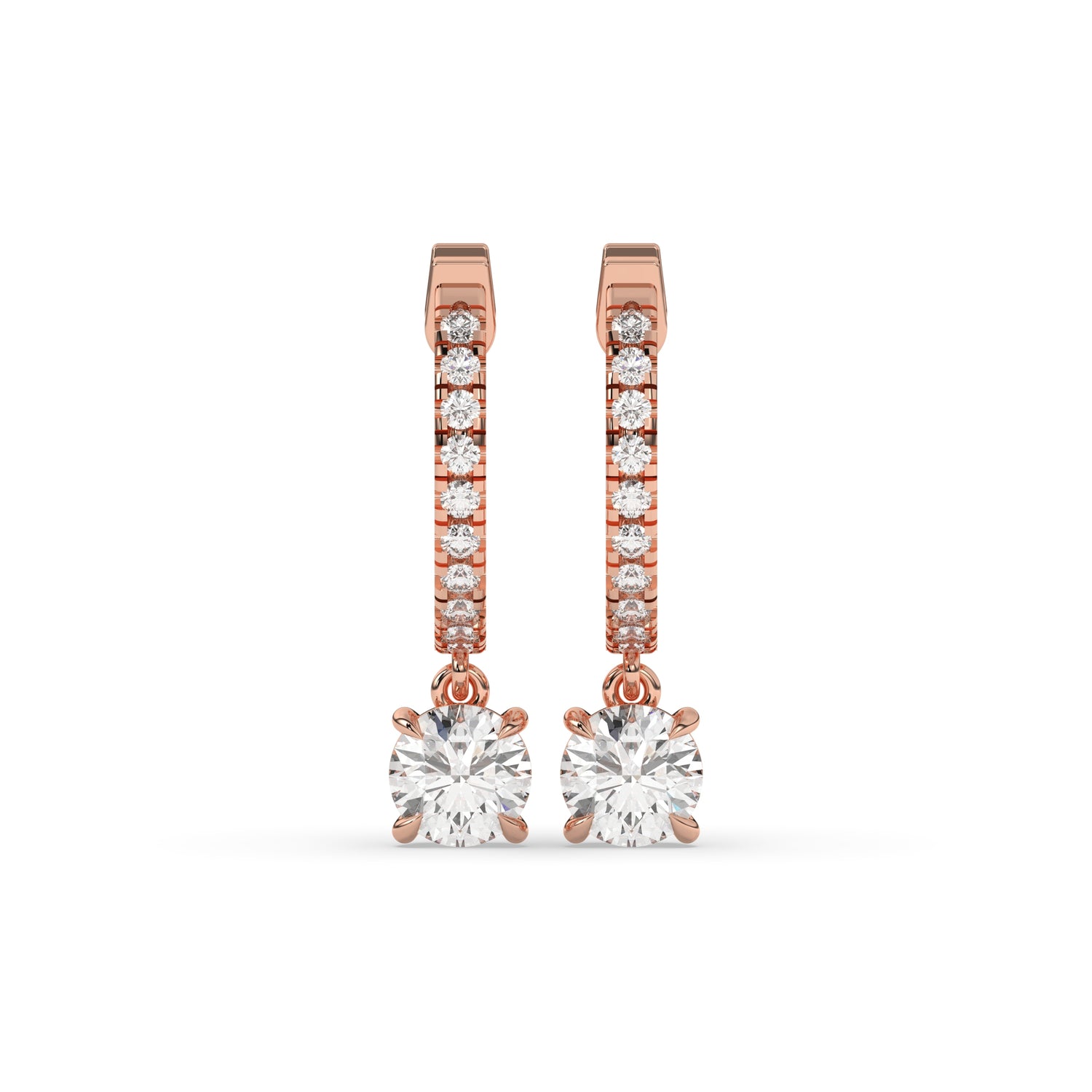 Amara Round Hoop-Drop Earring