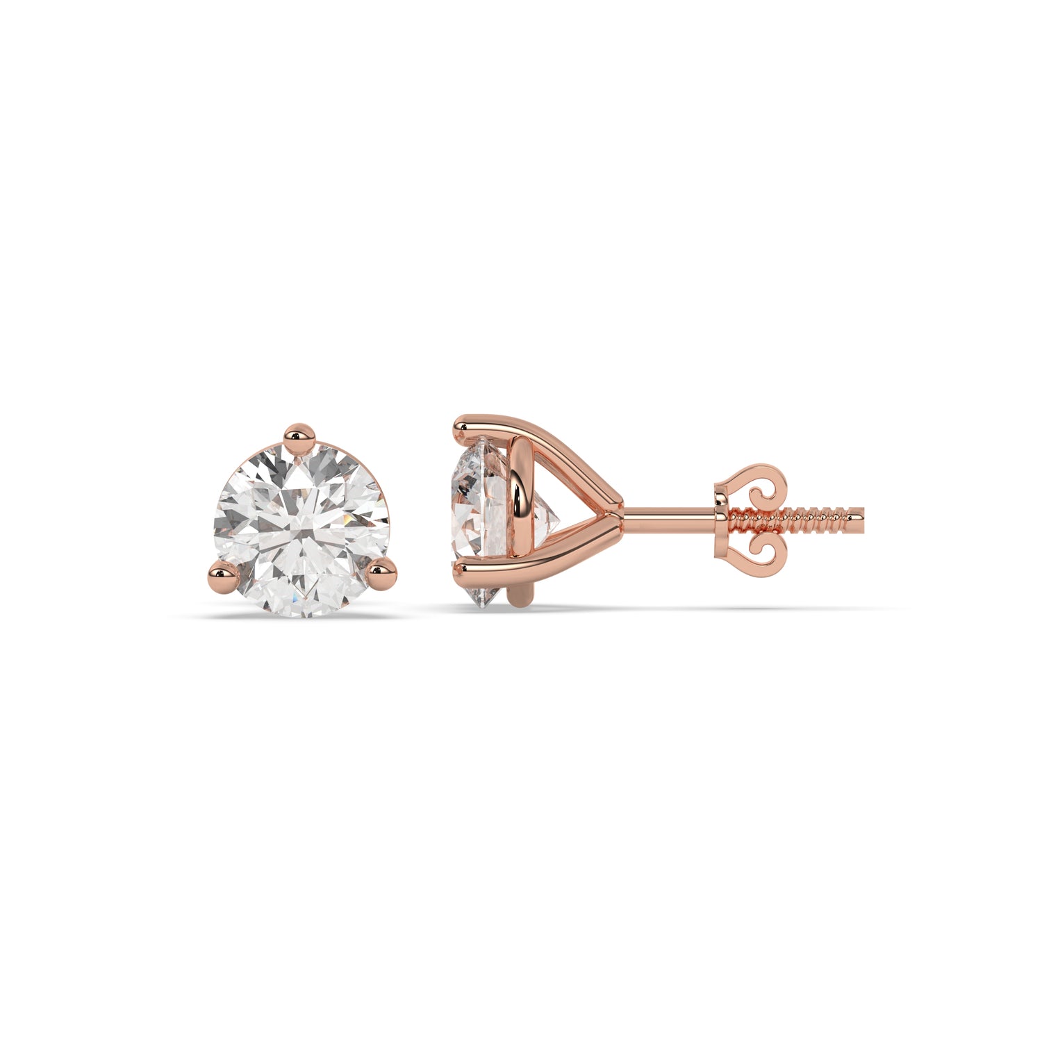 Ida Round Stud Earring