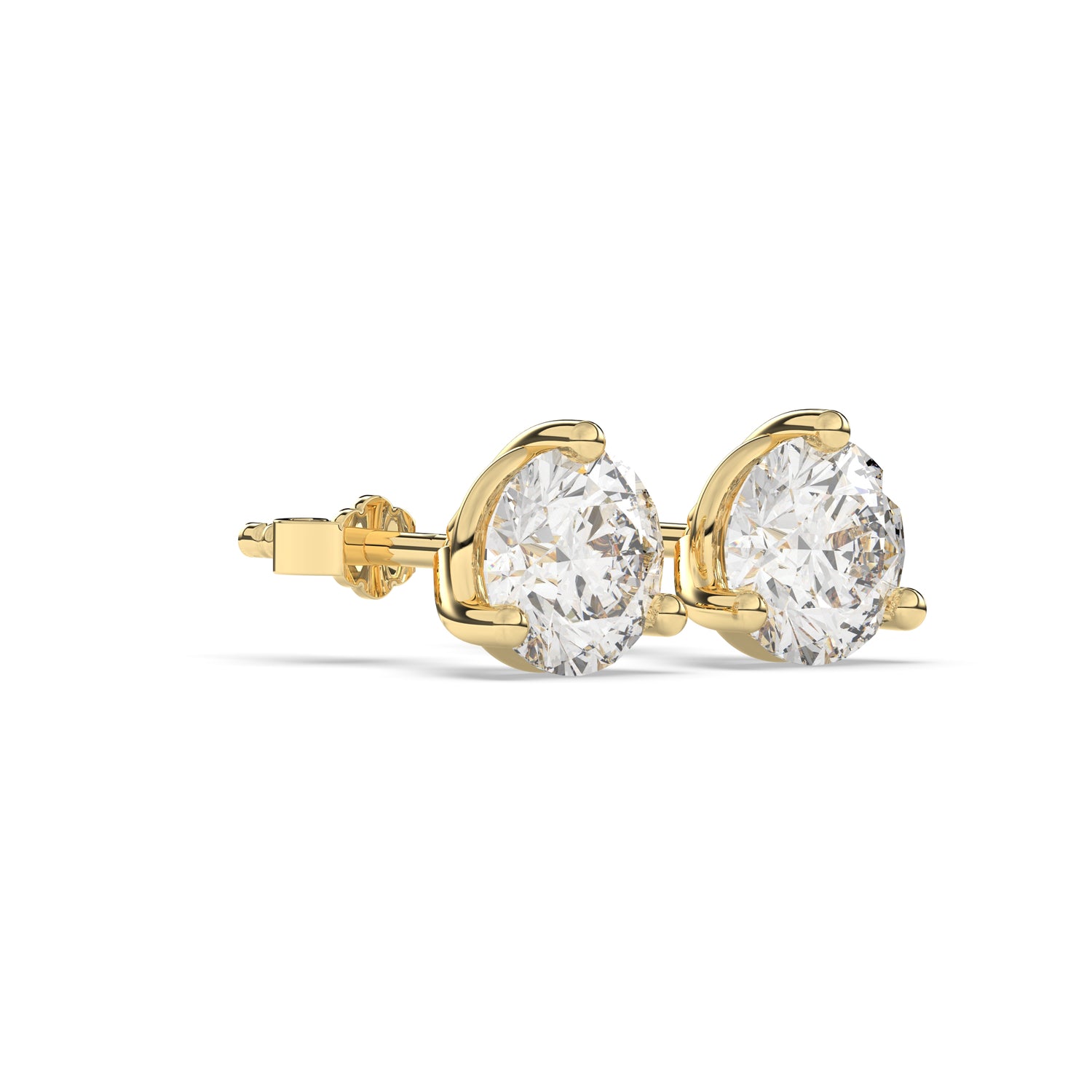Ida Round Stud Earring