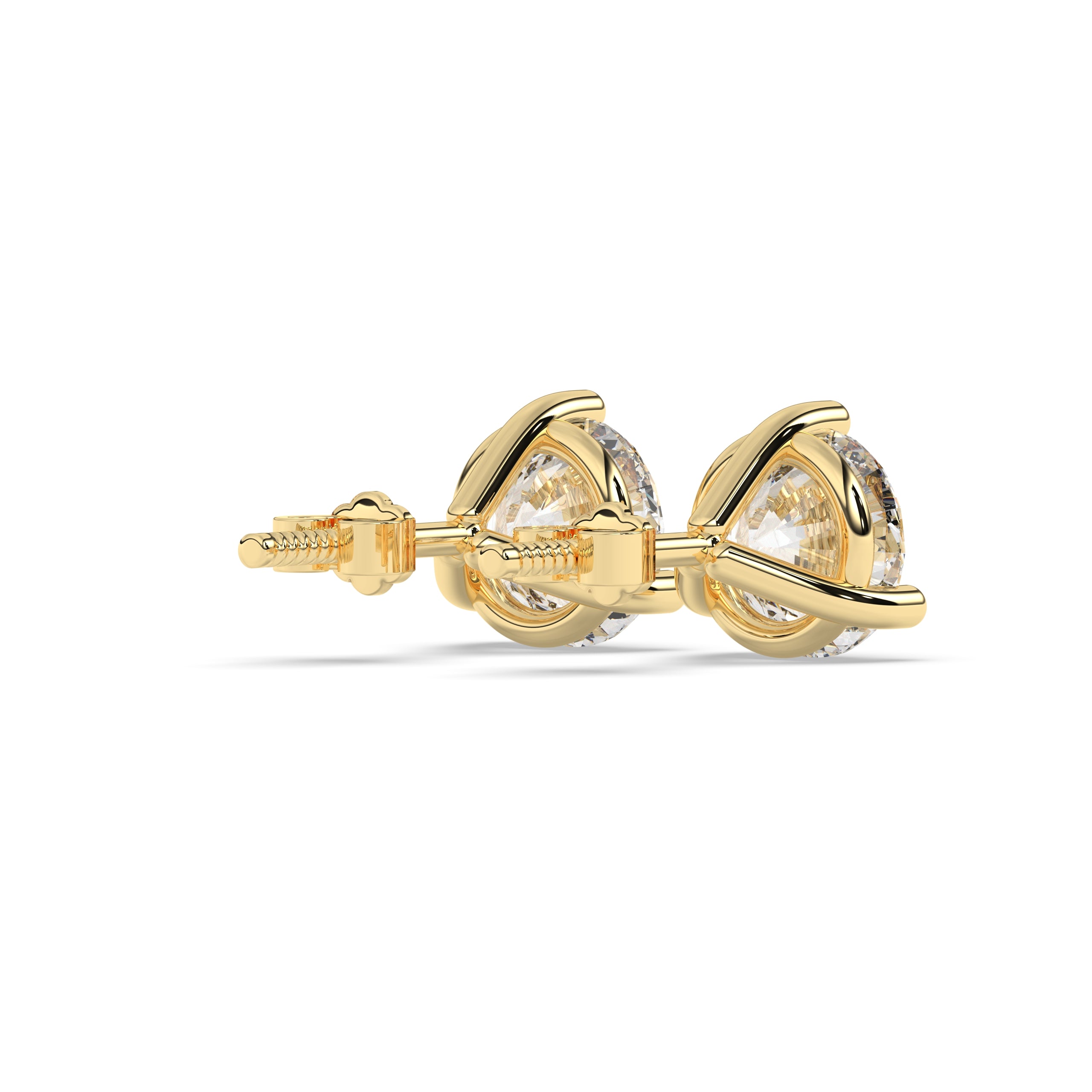 Ida Round Stud Earring
