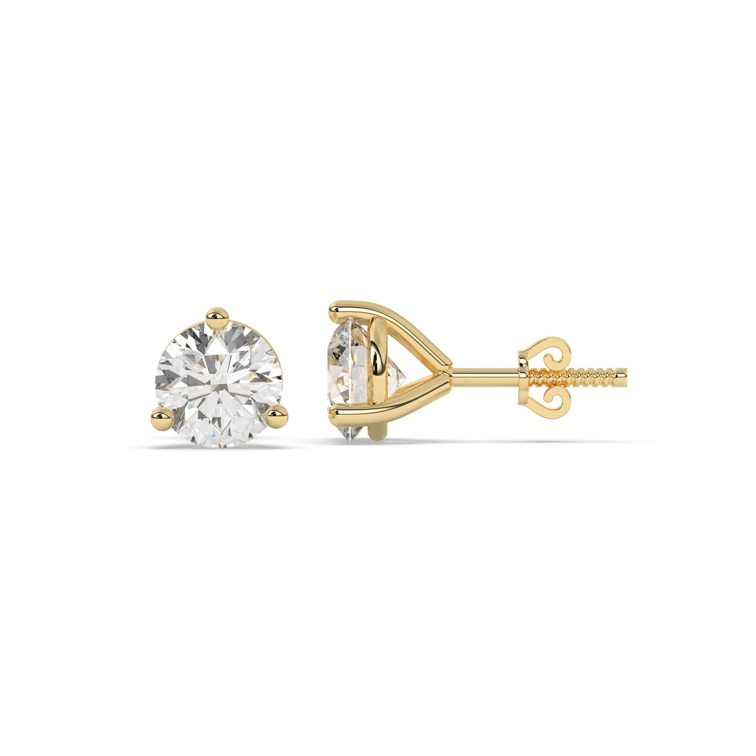 Ida Round Stud Earring