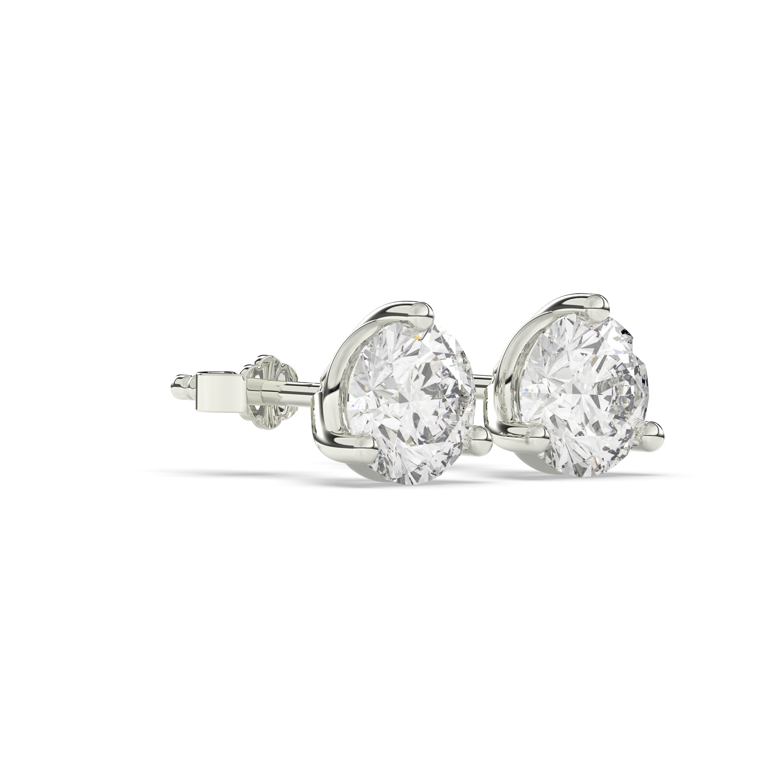 Ida Round Stud Earring