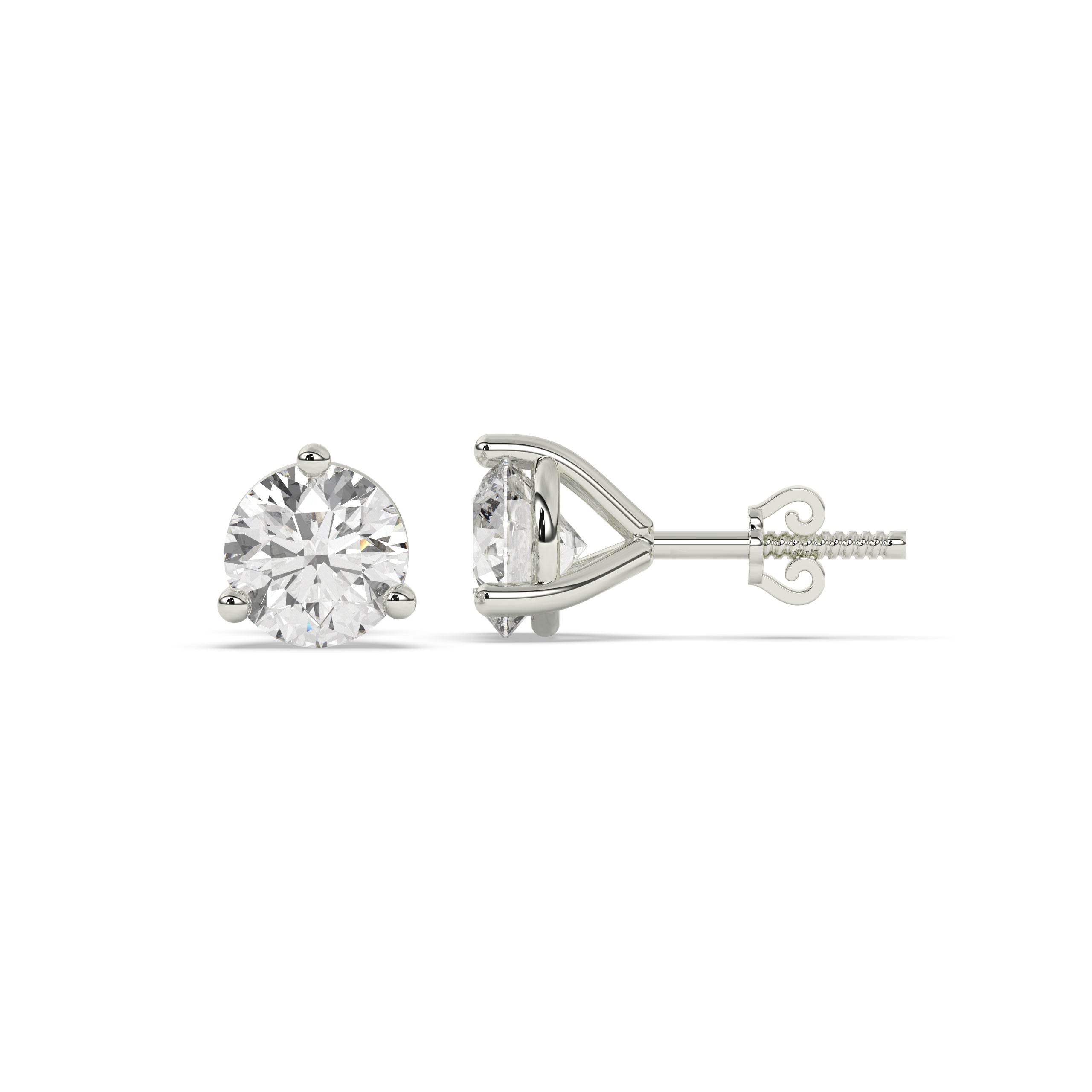 Ida Round Stud Earring