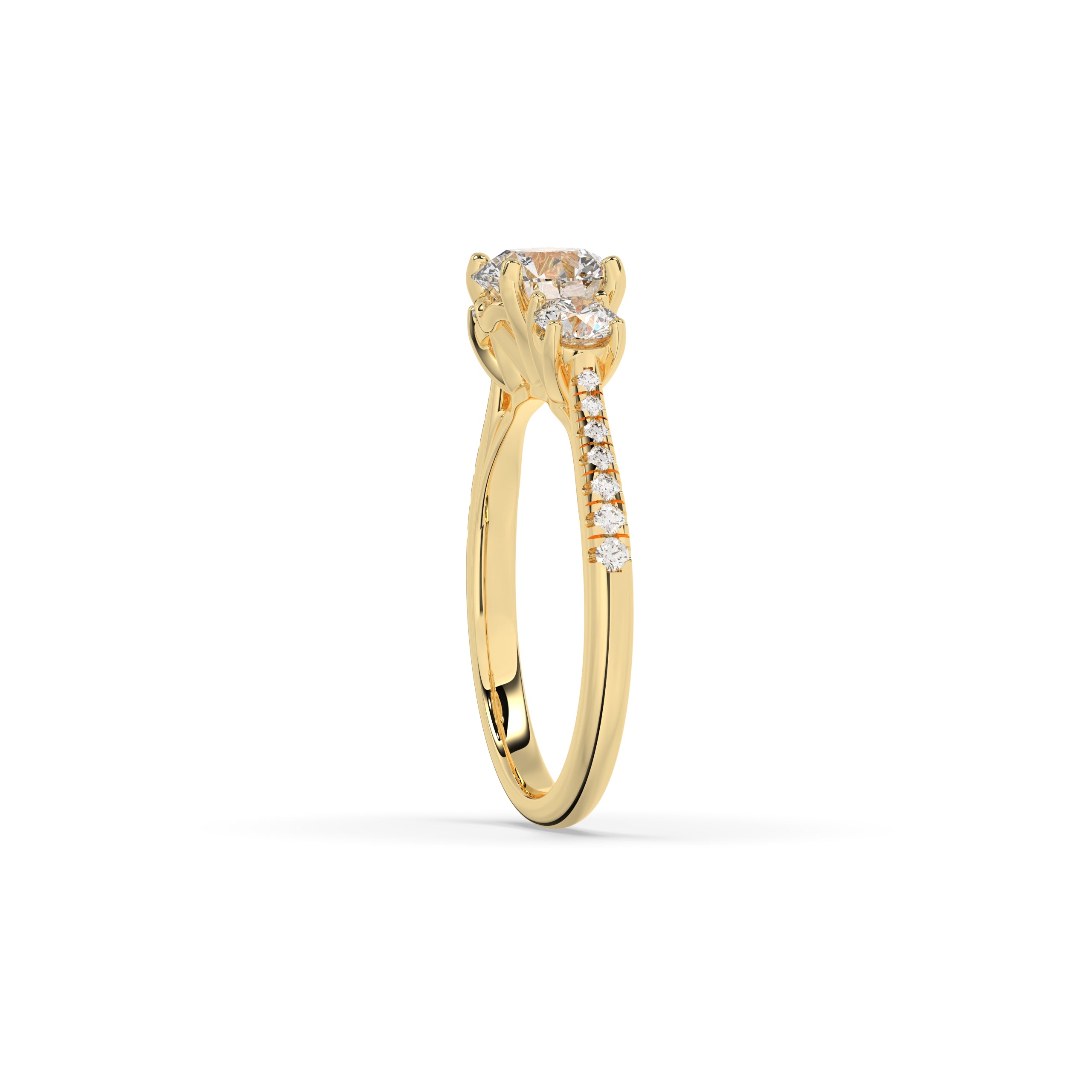 Maila Round Trio Ring