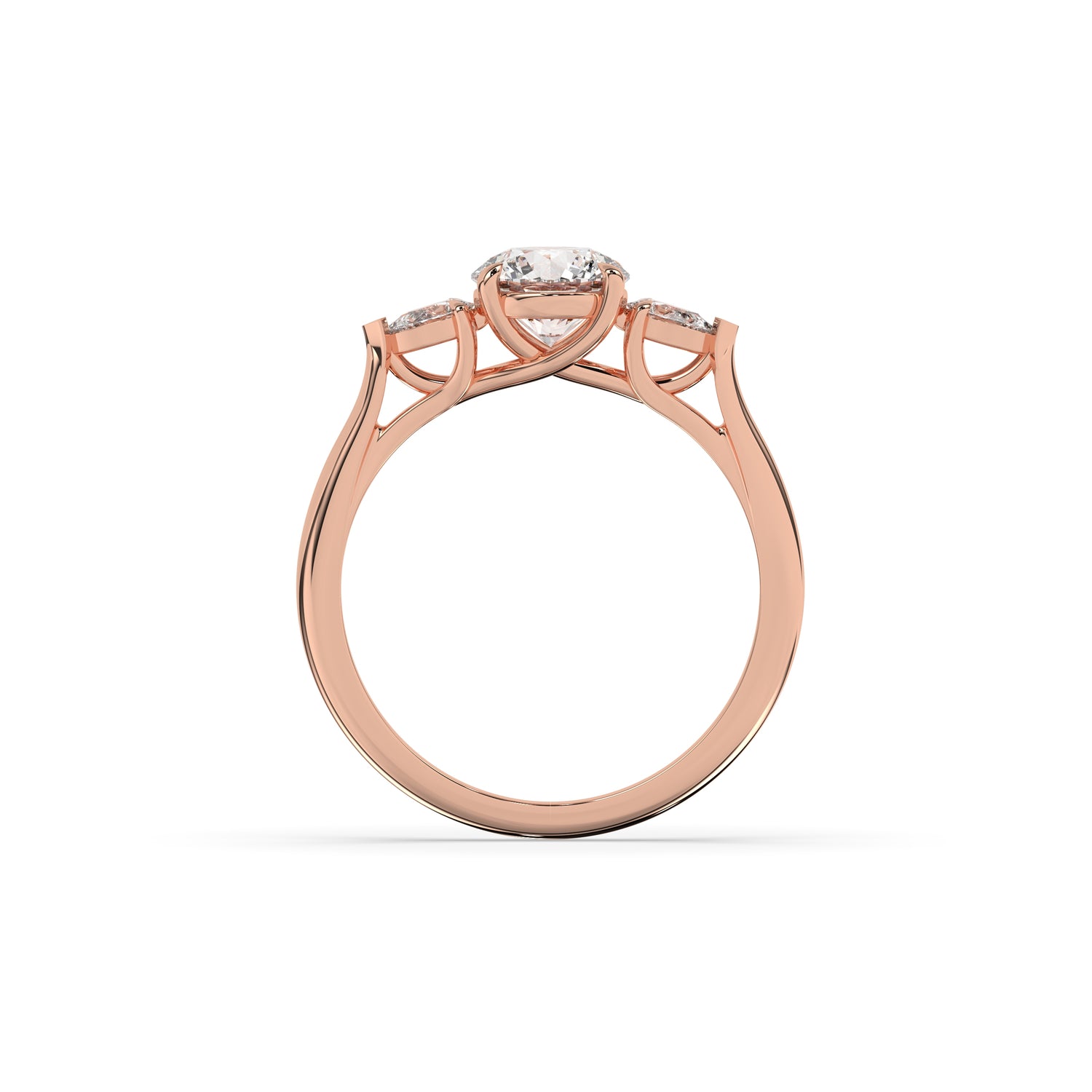 Amina Round Trio Ring