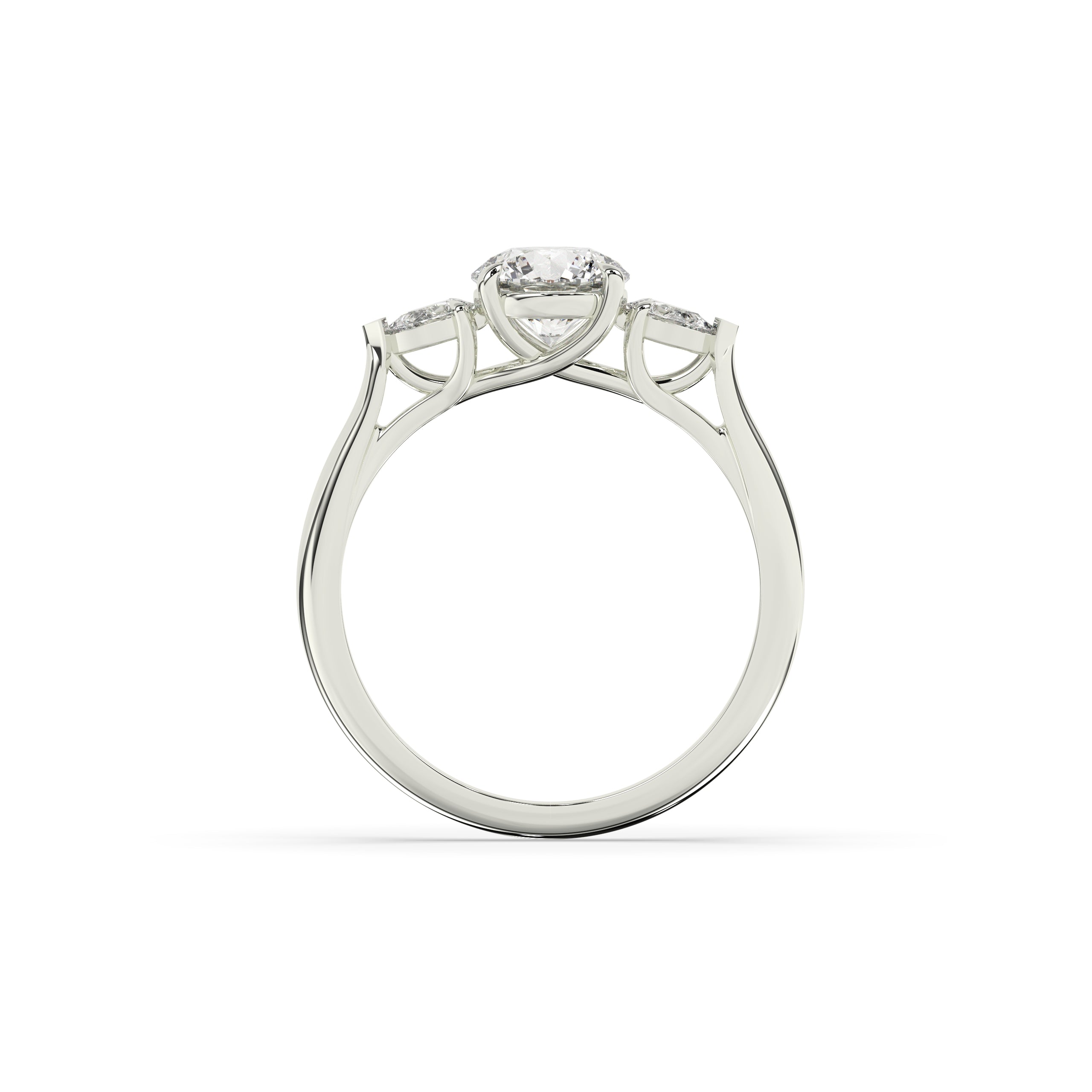Amina Round Trio Ring