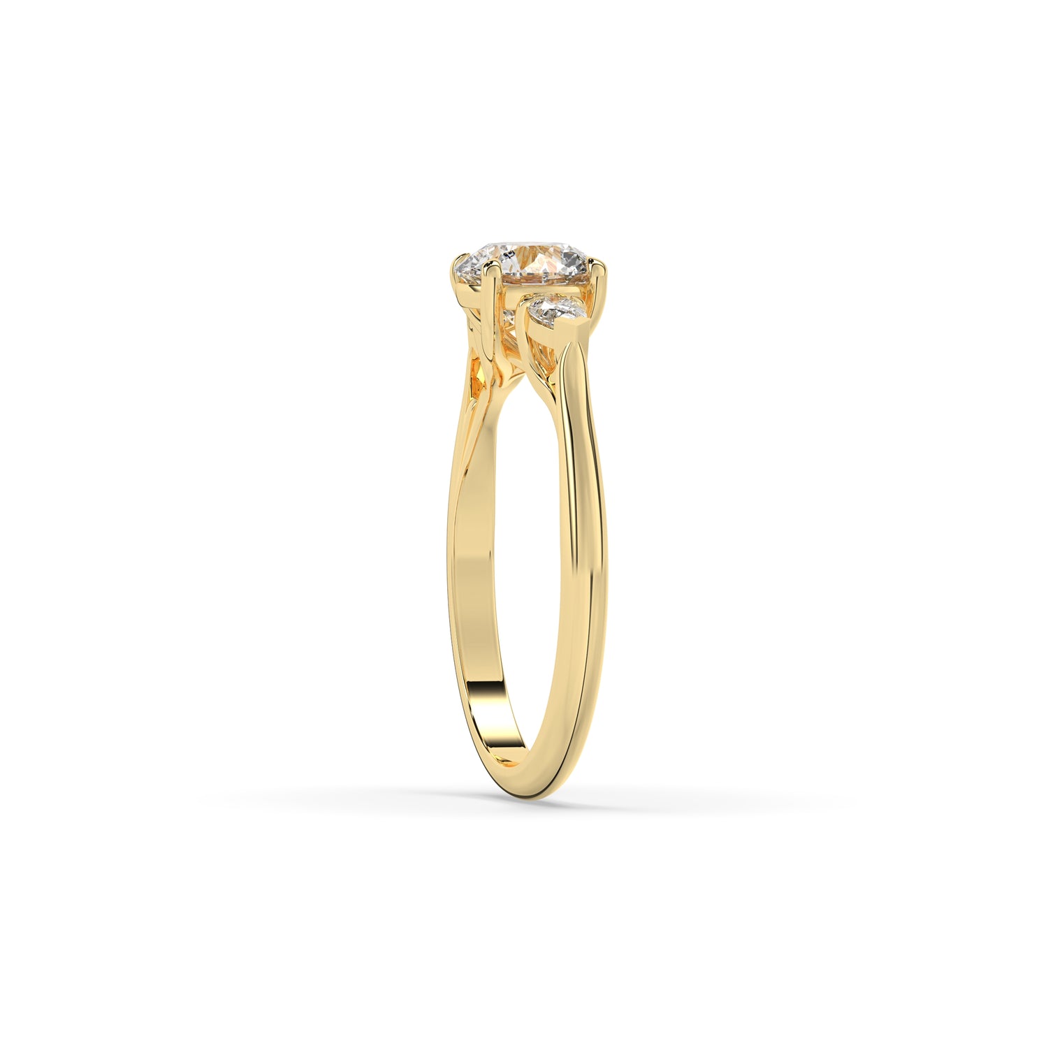Amina Round Trio Ring