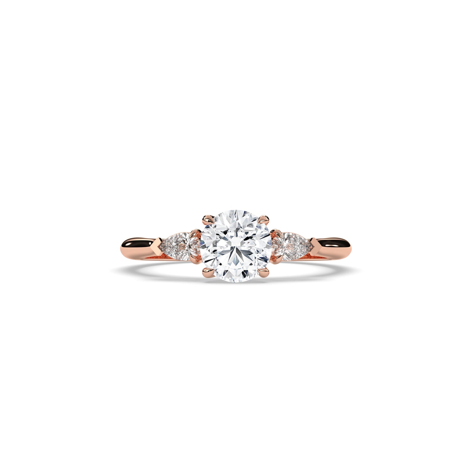 Amina Round Trio Ring