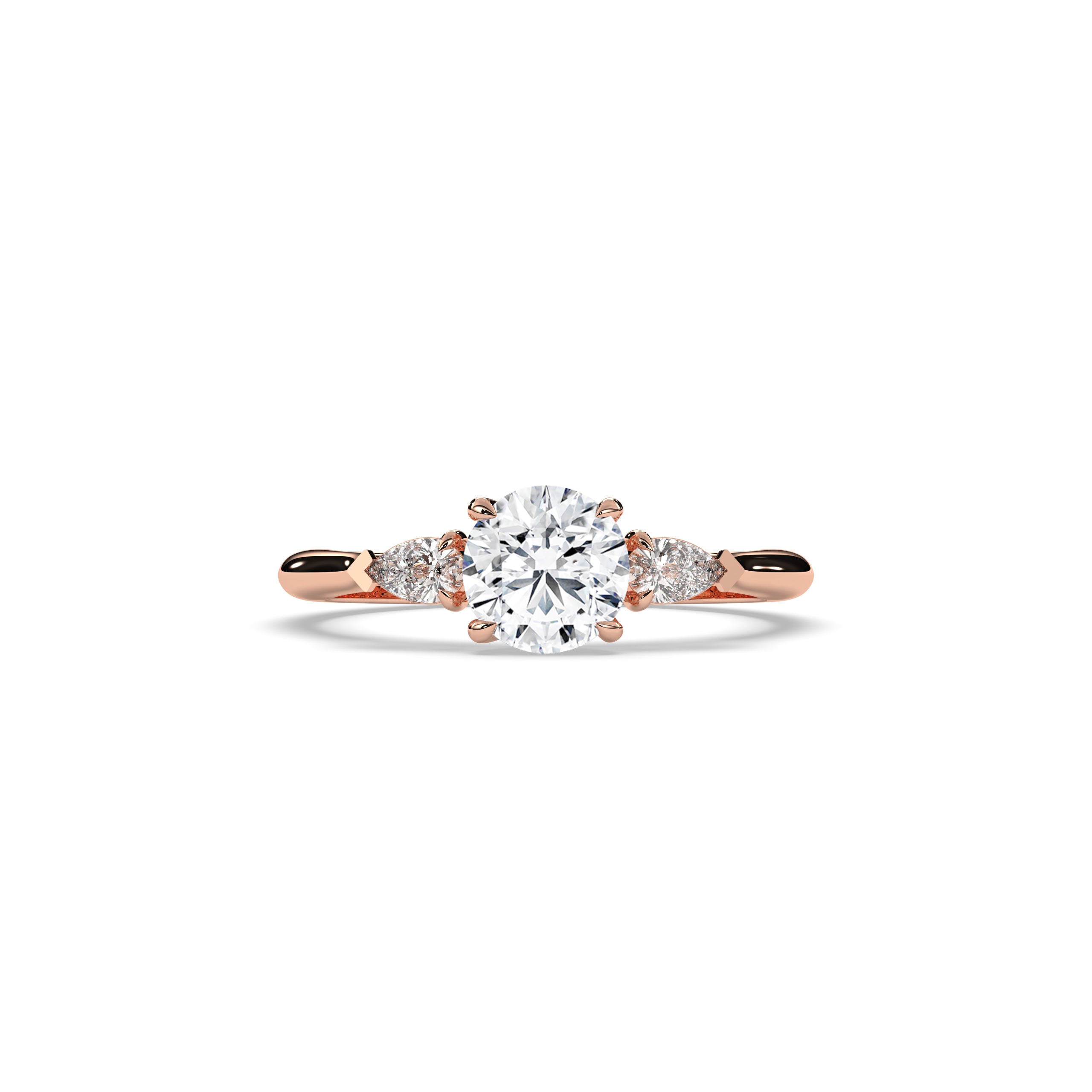 Amina Round Trio Ring