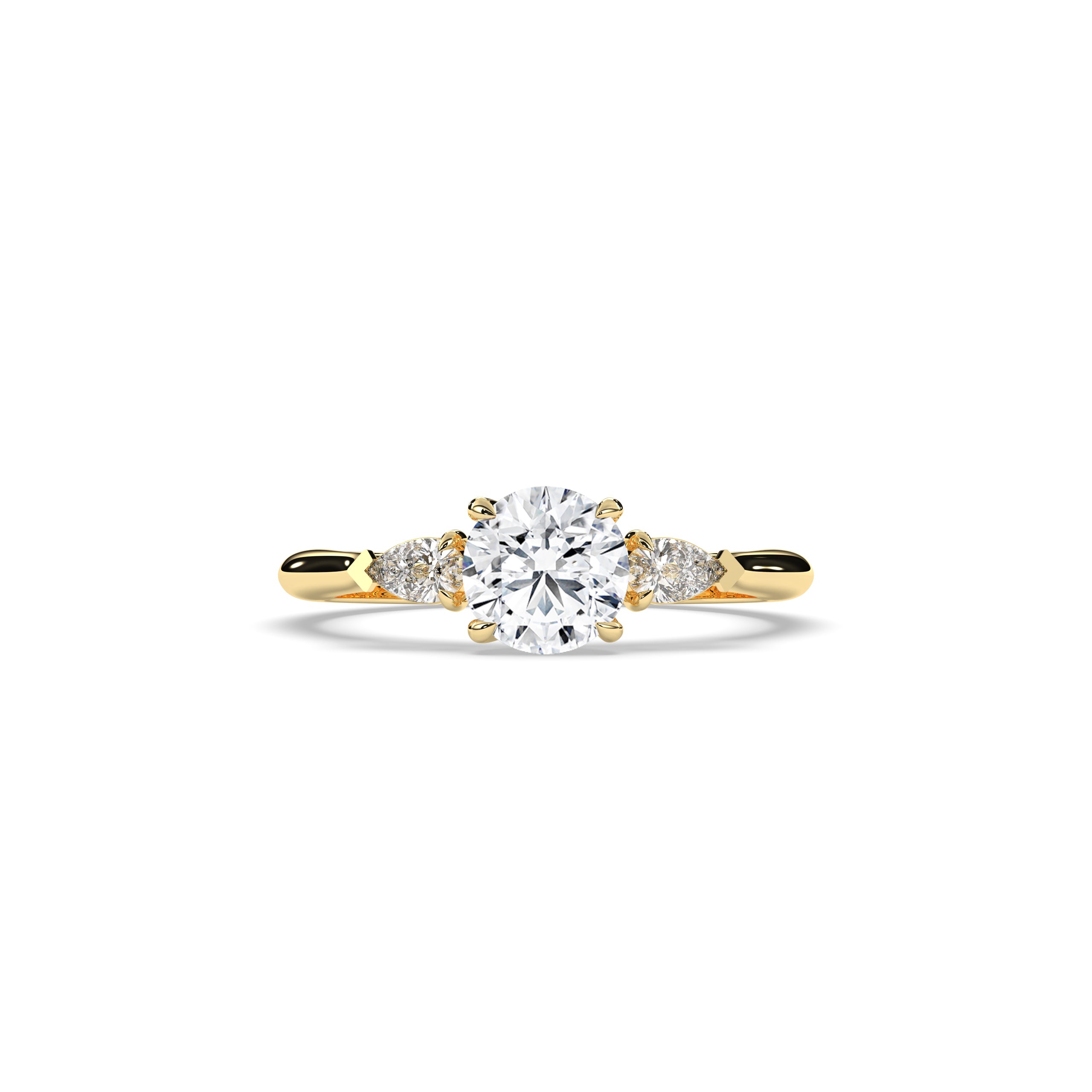 Amina Round Trio Ring