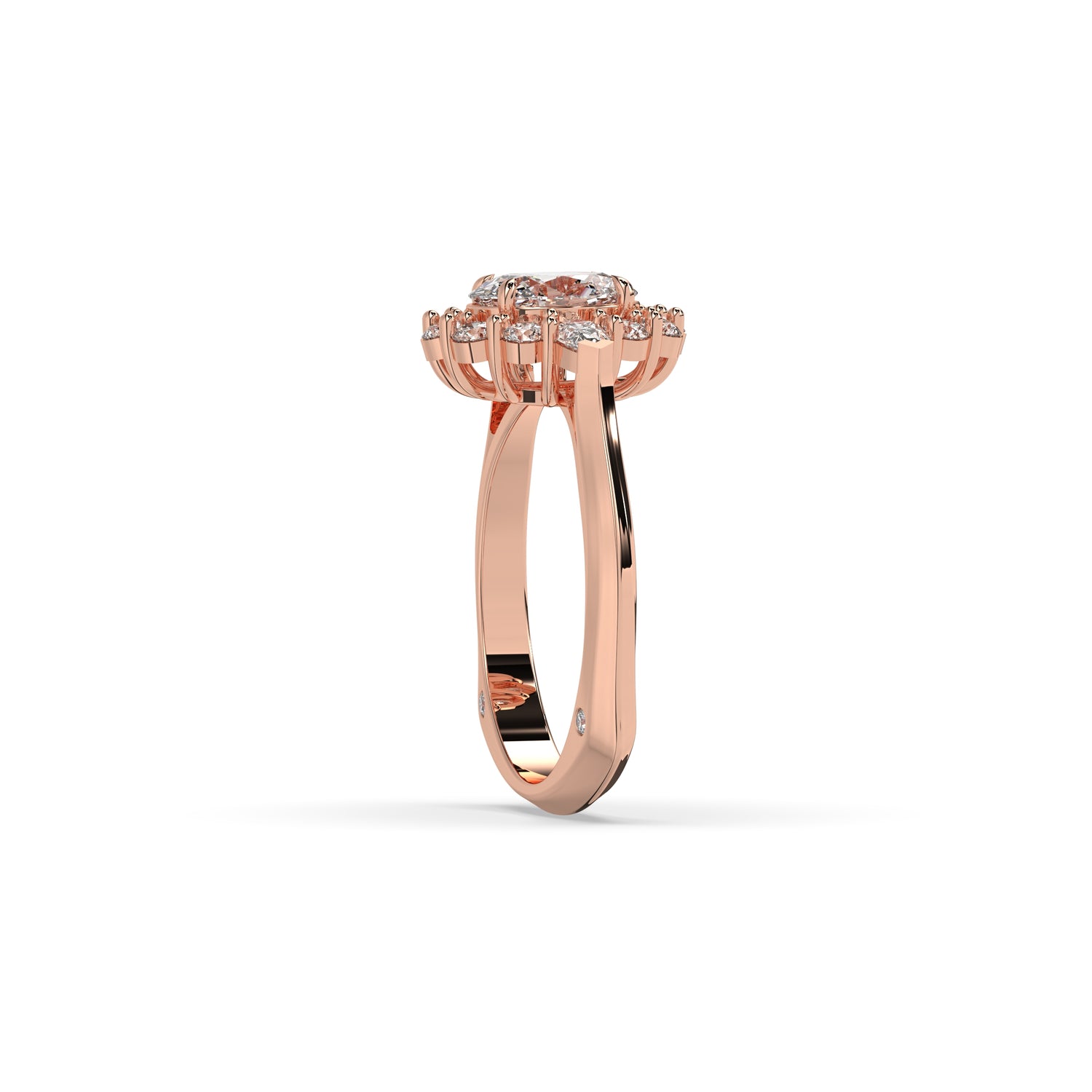 Larissa Oval Halo Ring