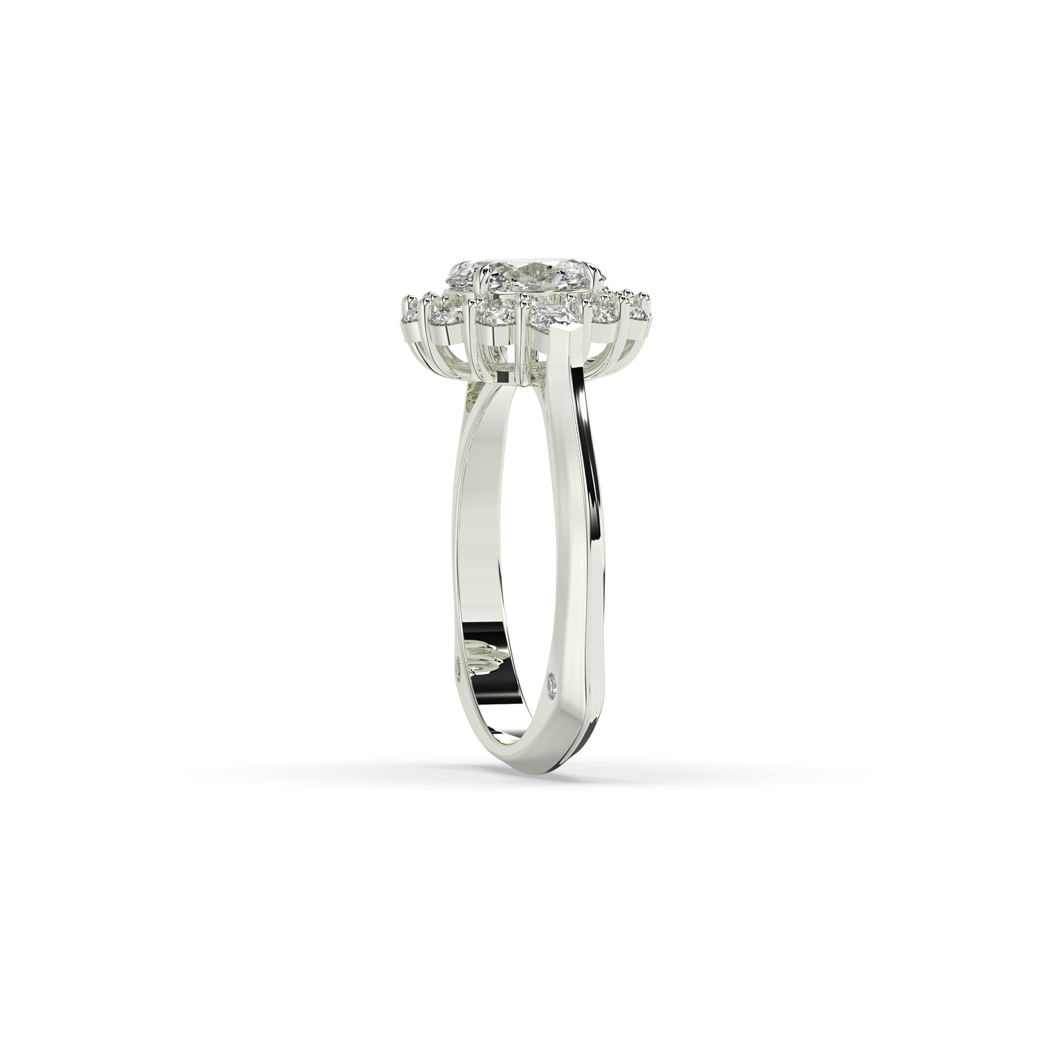Larissa Oval Halo Ring