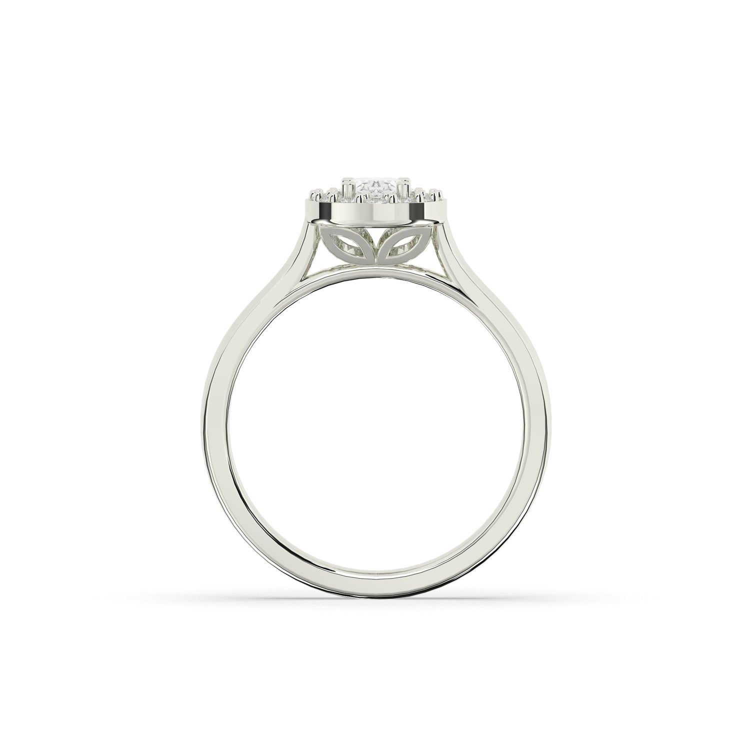 Alessa Oval Halo Ring