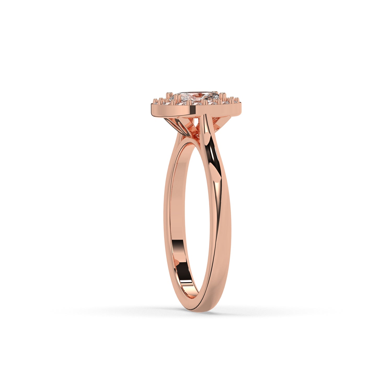 Alessa Oval Halo Ring