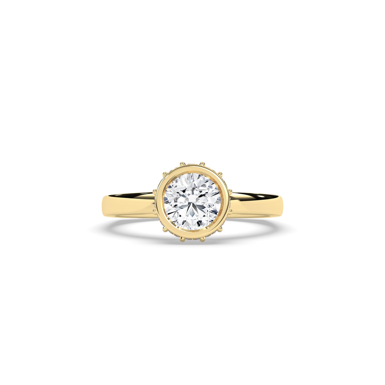 Grace Round Halo Ring