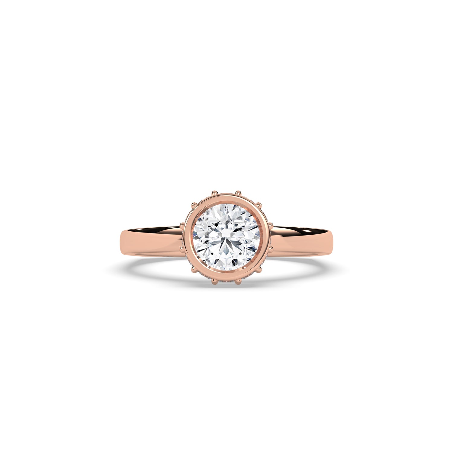 Grace Round Halo Ring