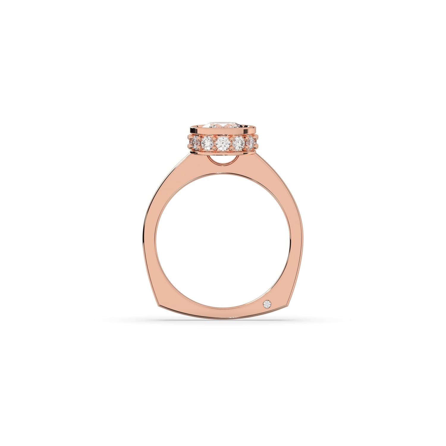 Grace Round Halo Ring