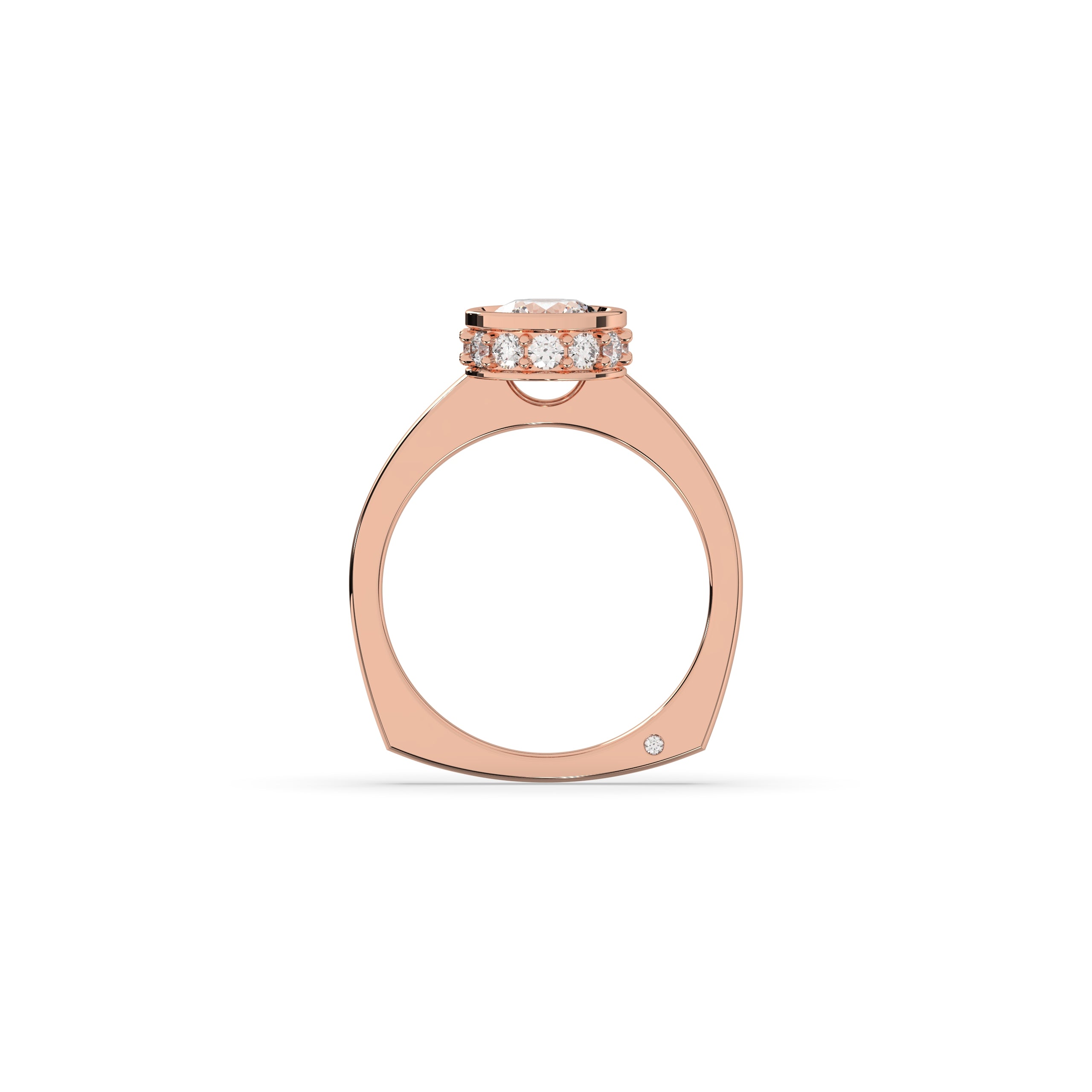 Grace Round Halo Ring