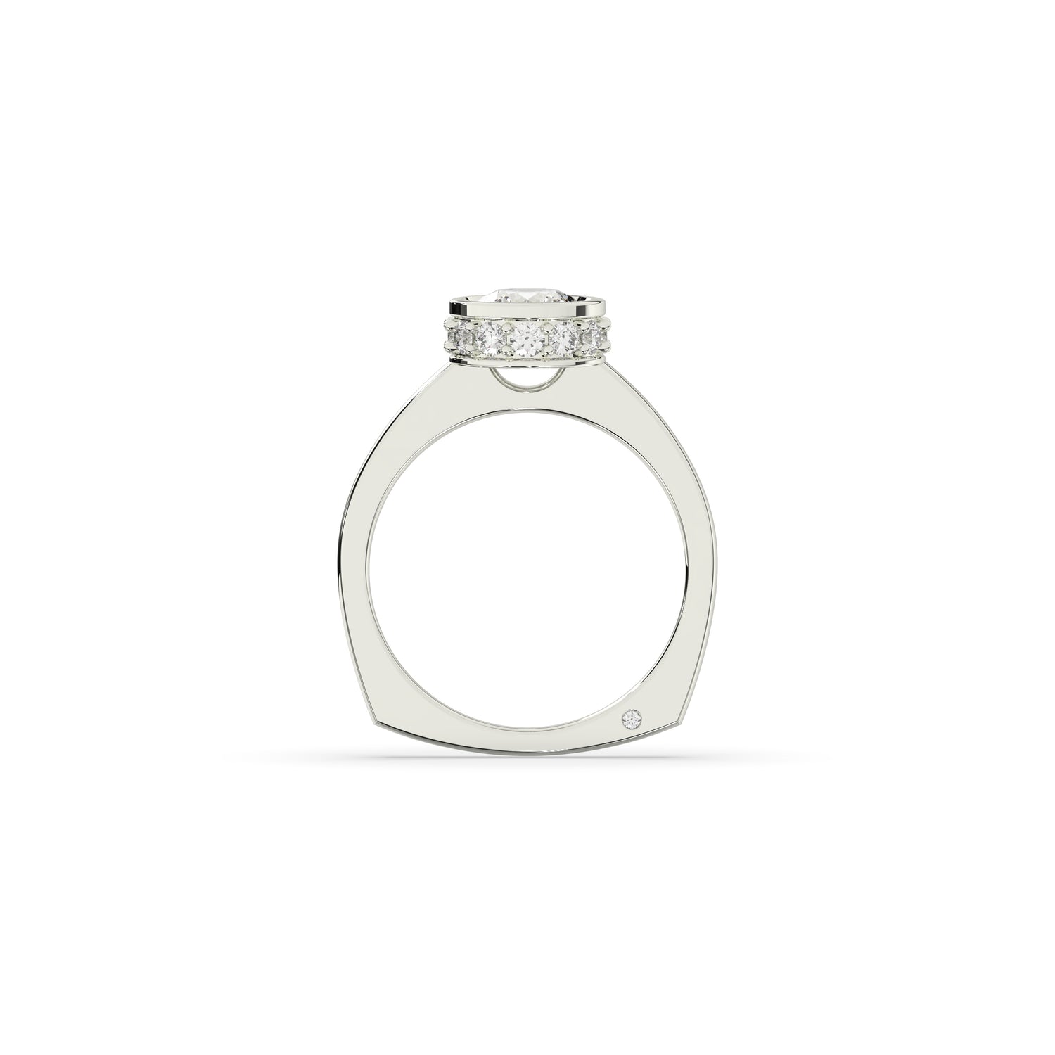 Grace Round Halo Ring