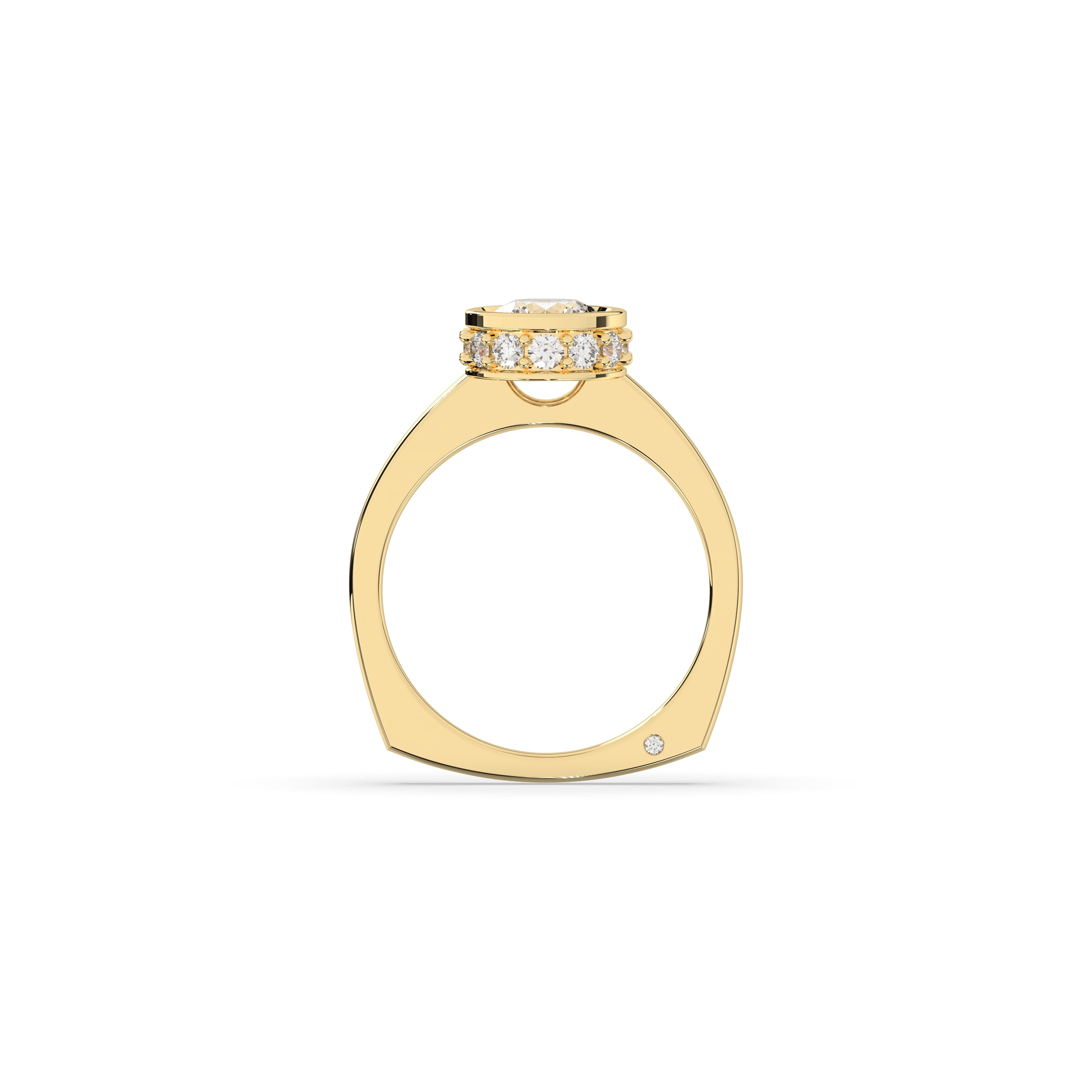 Grace Round Halo Ring