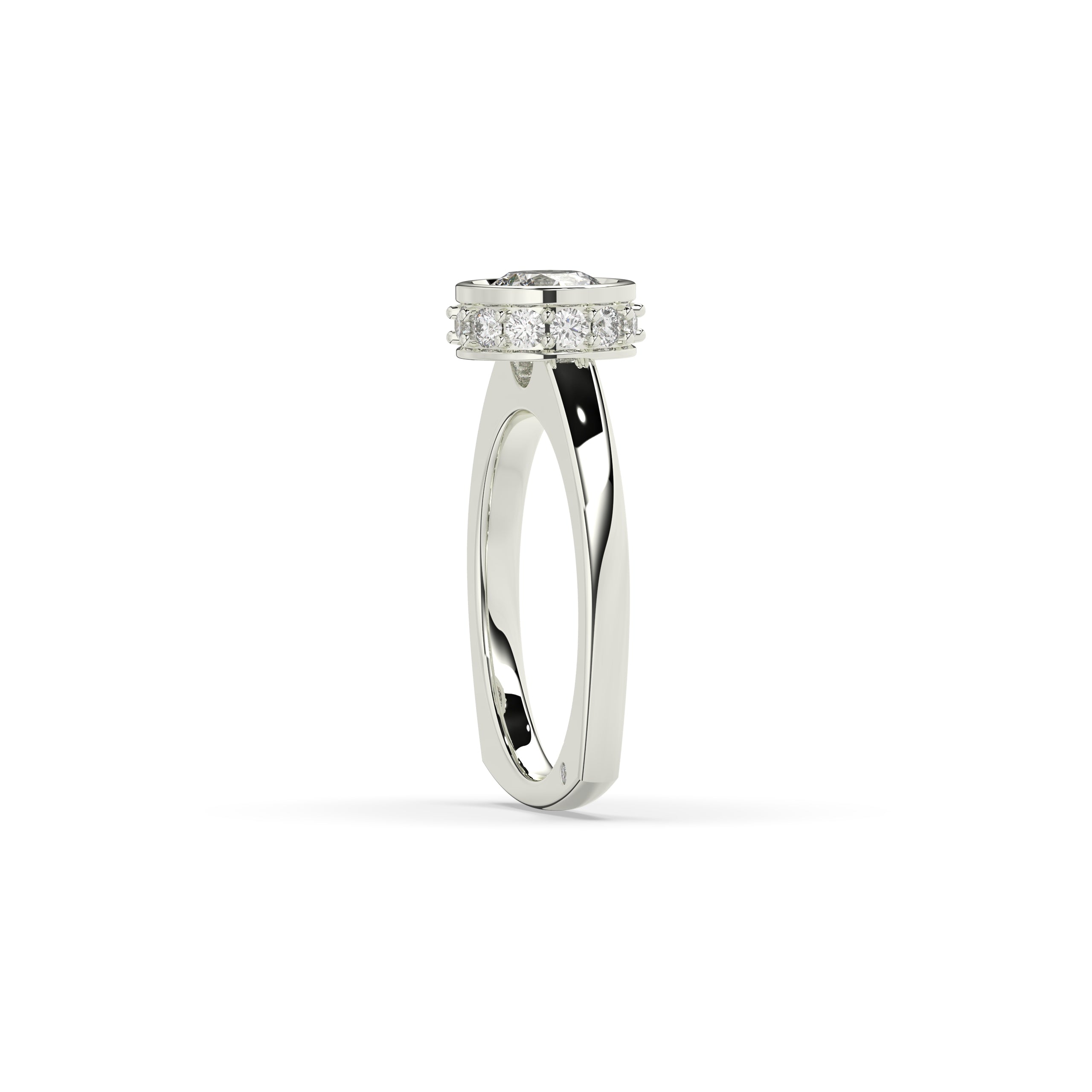 Grace Round Halo Ring