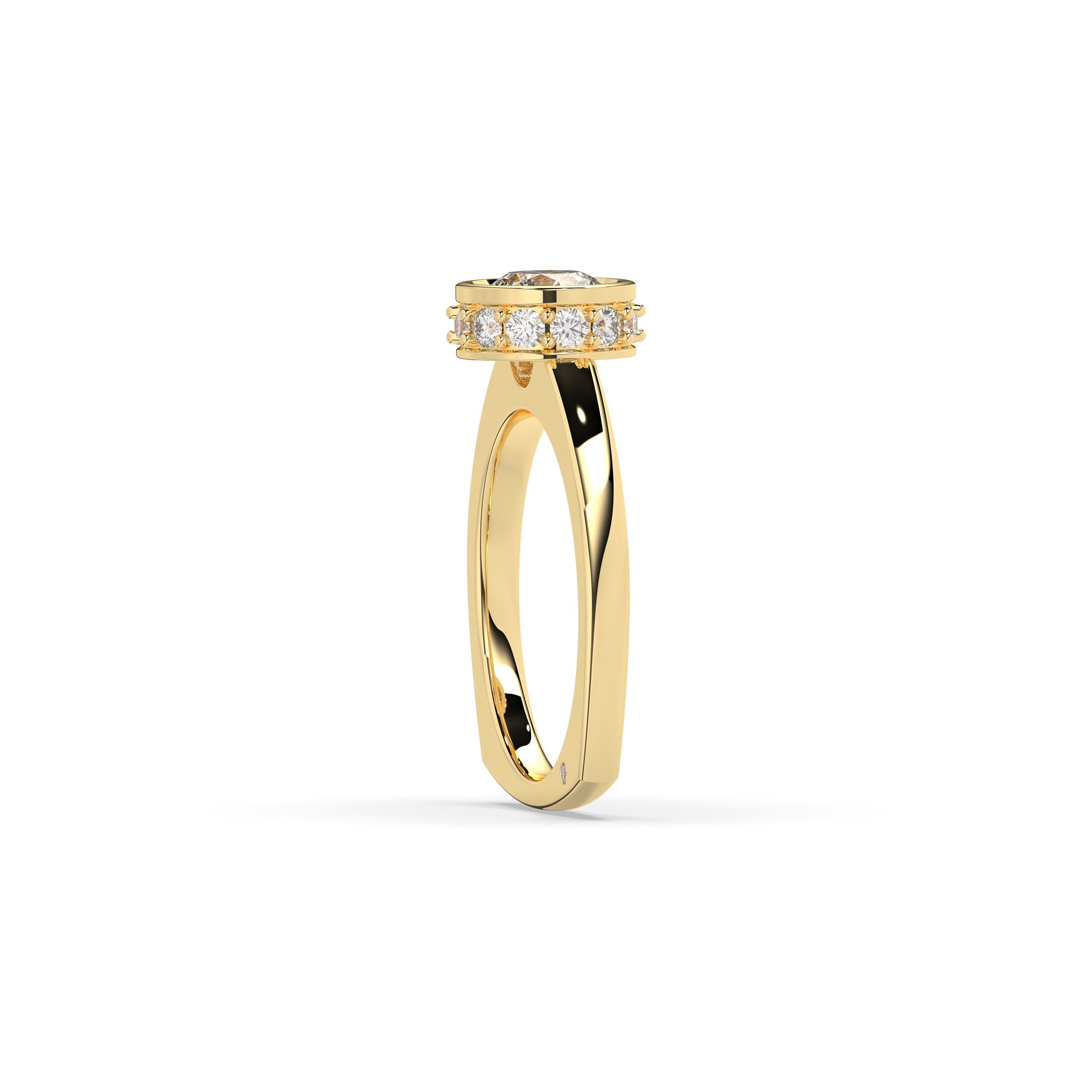 Grace Round Halo Ring