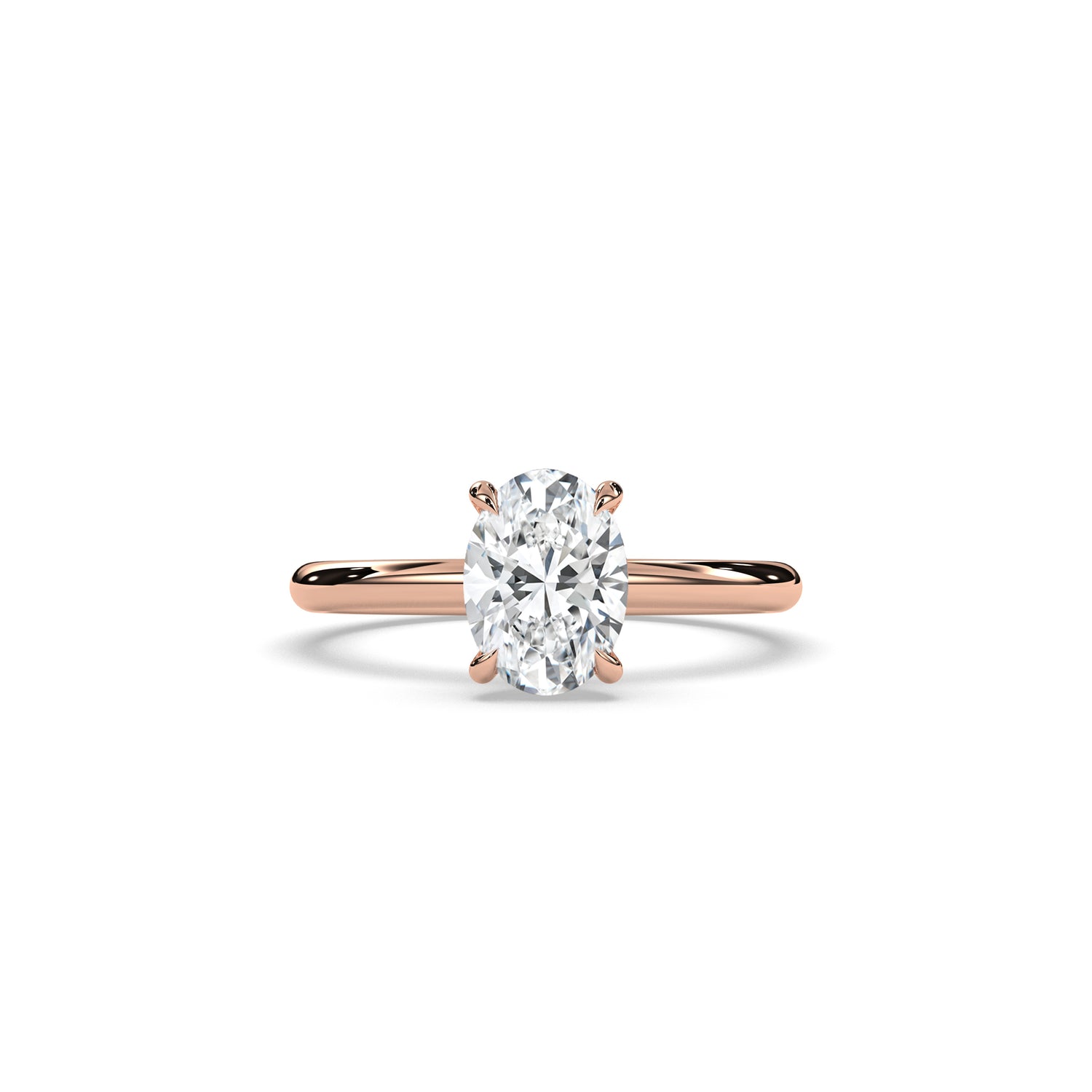 Annika Oval Halo Ring