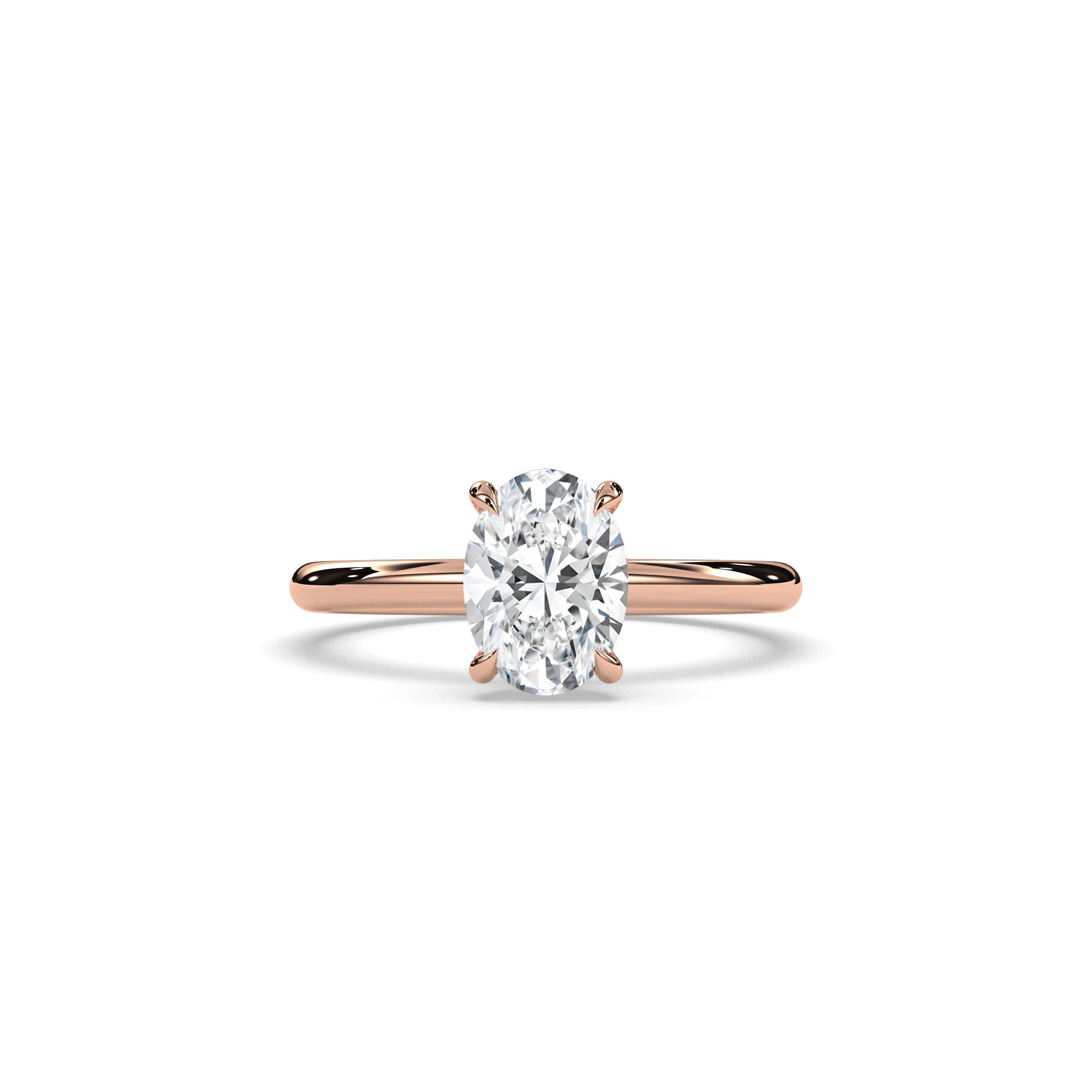 Annika Oval Halo Ring