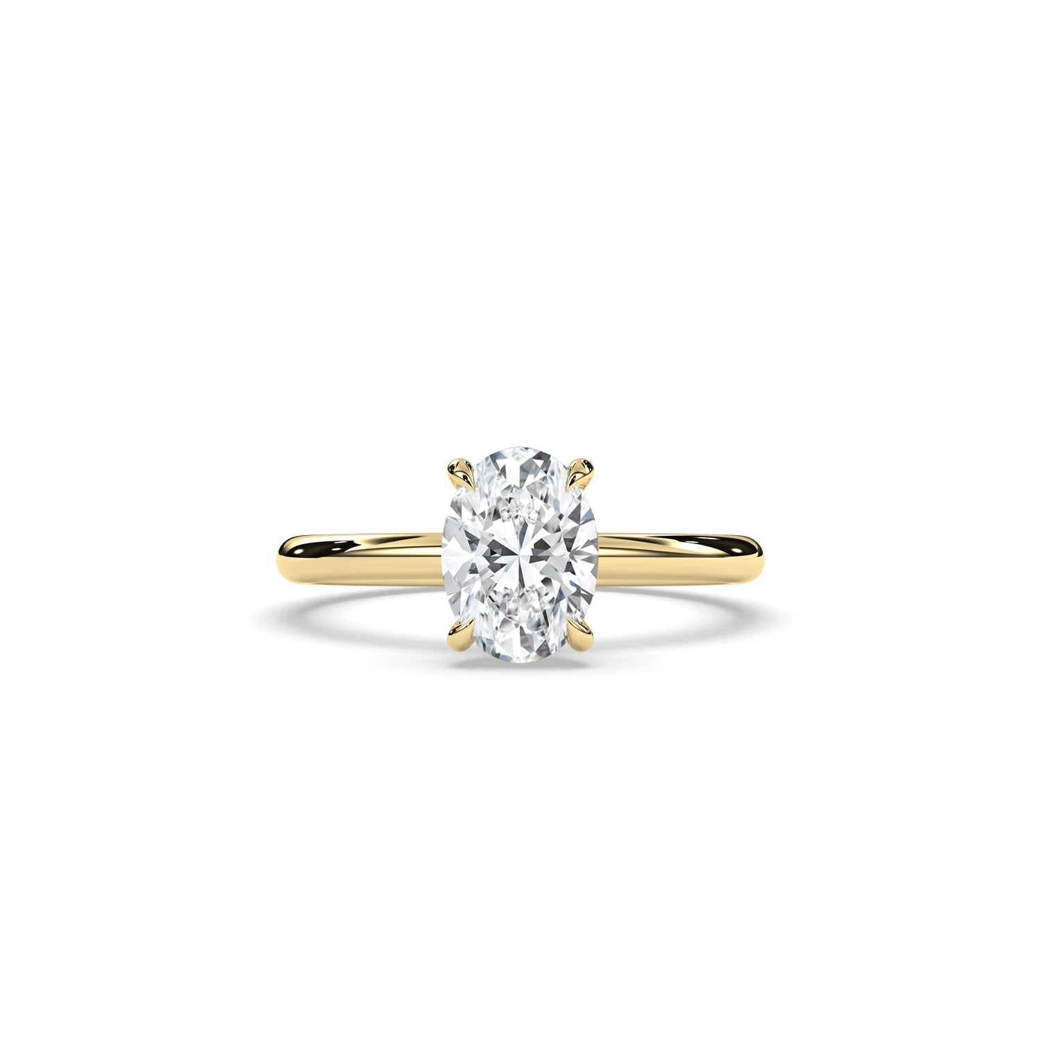 Annika Oval Halo Ring