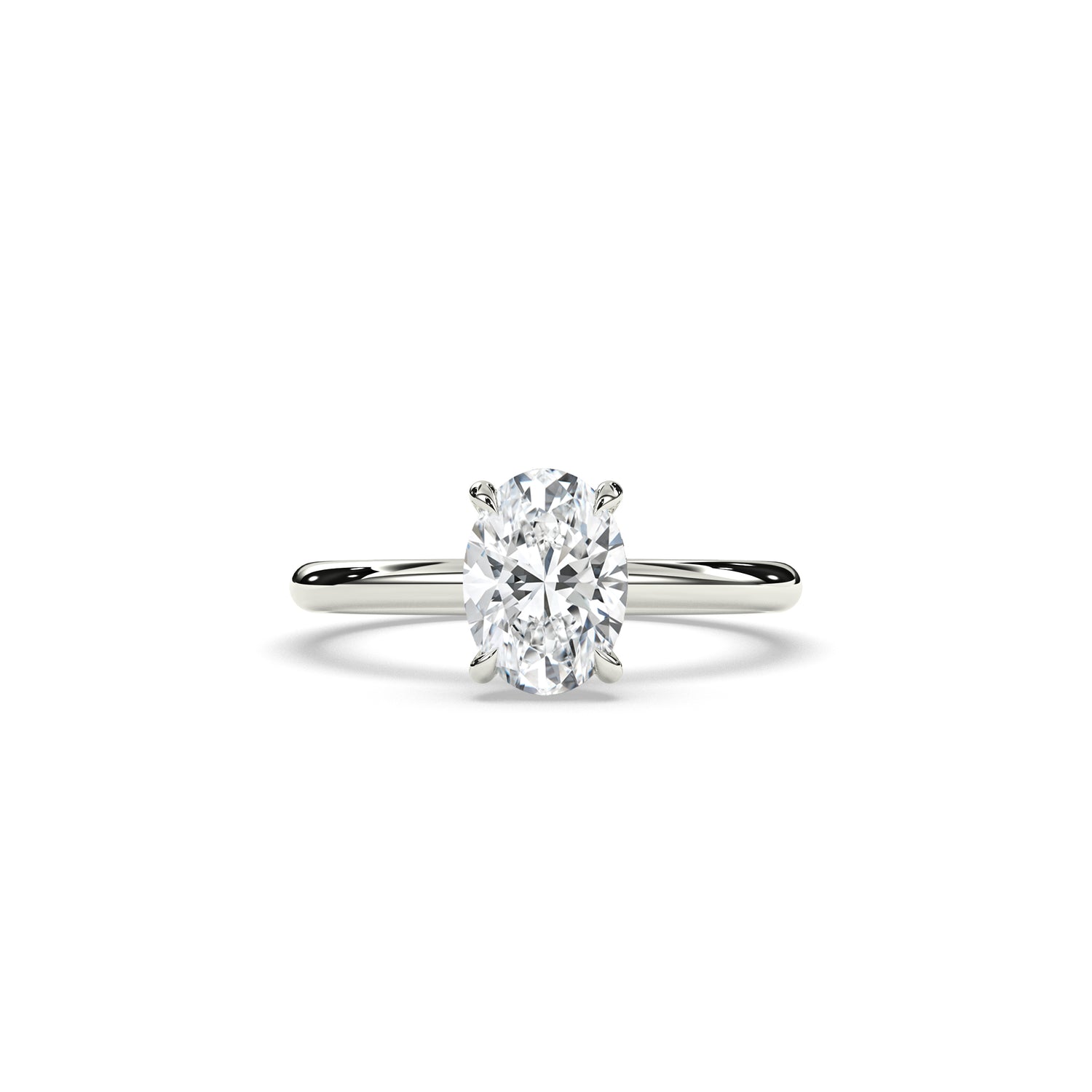 Annika Oval Halo Ring